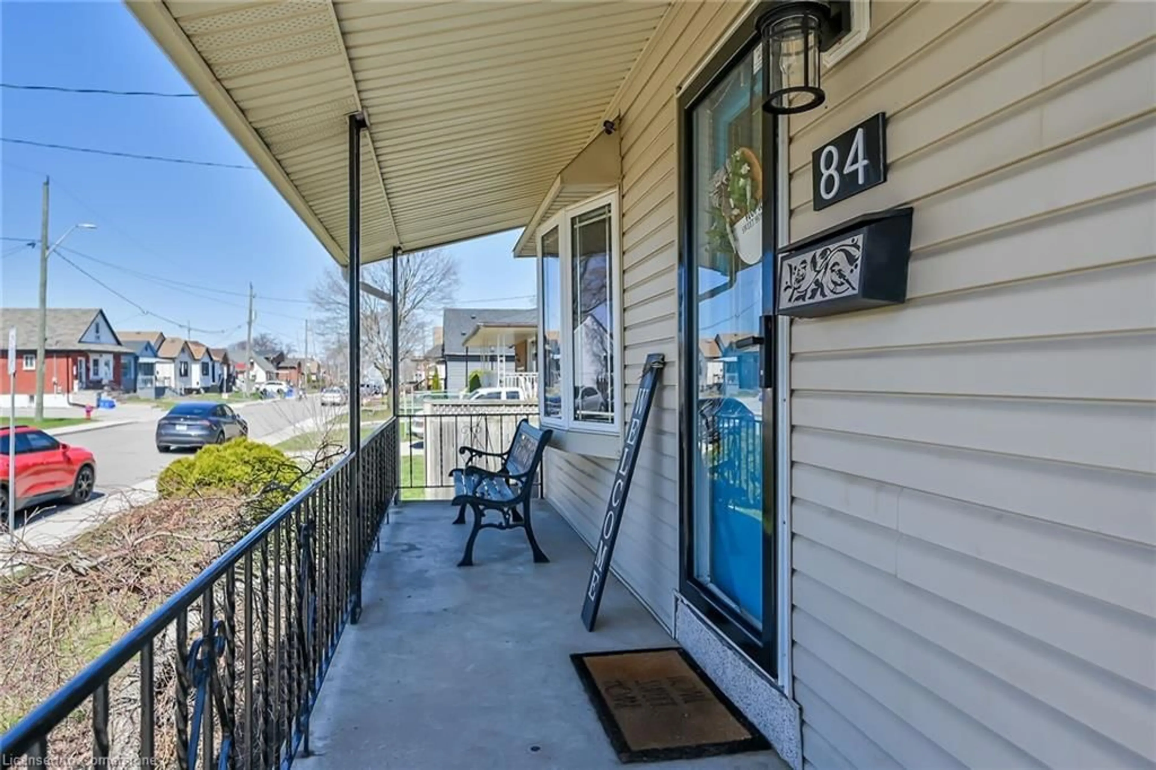 Patio, street for 84 Ivon Ave, Hamilton Ontario L8H 5S6