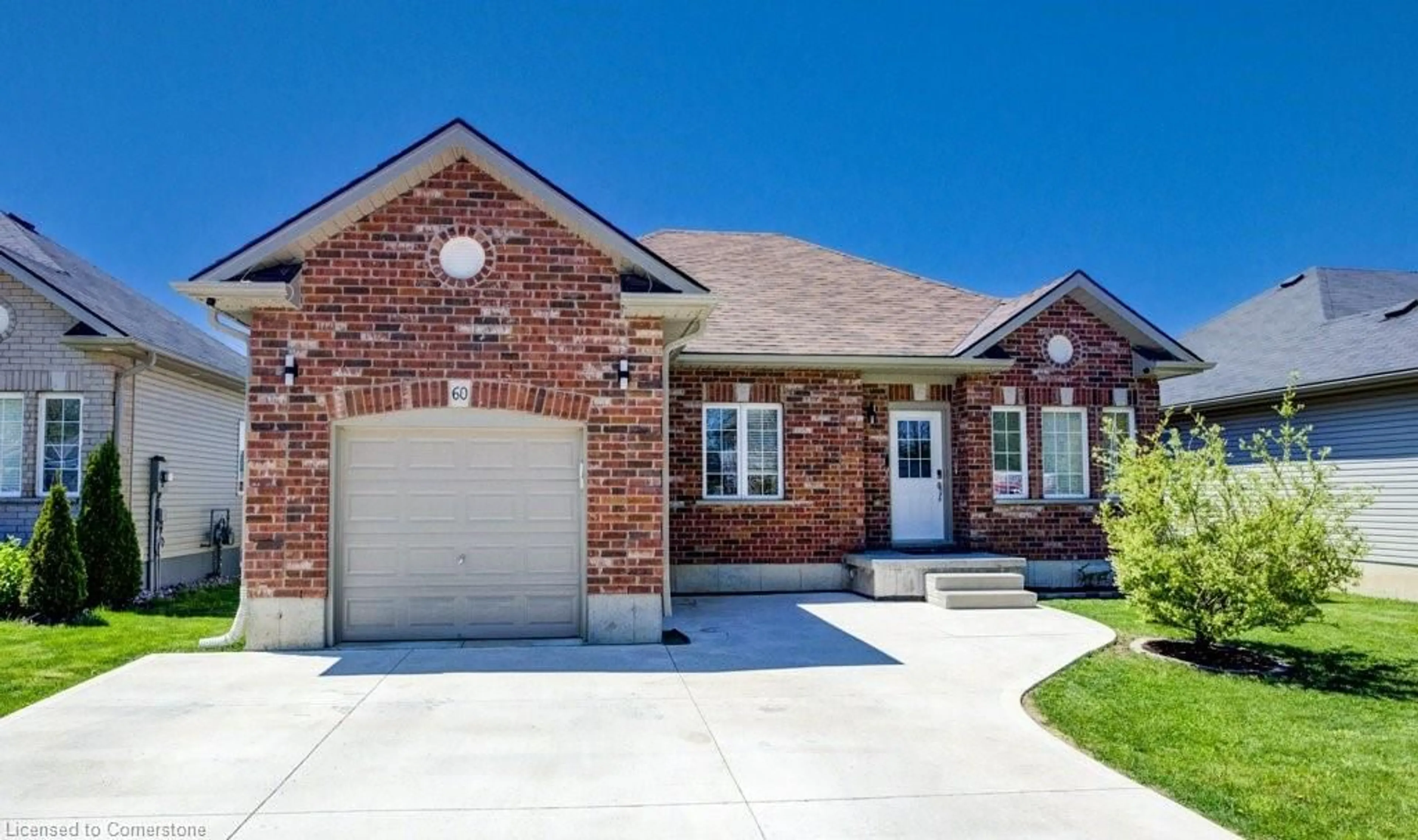 Home with brick exterior material, street for 60 Dennis Dr, Norwich Ontario N0J 1P0