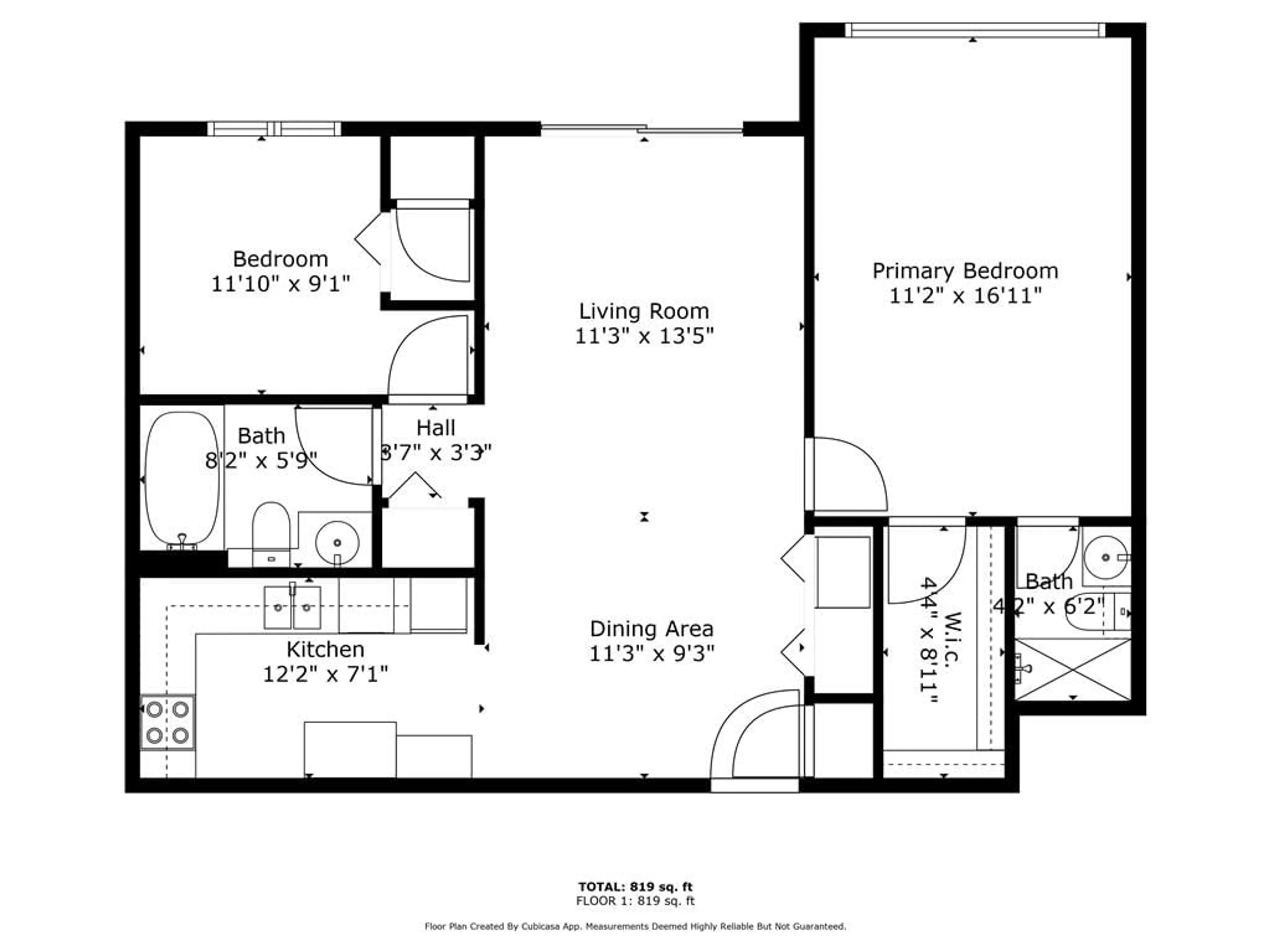 Floor plan for 500 Mapleview Dr #109, Barrie Ontario L4N 6C3