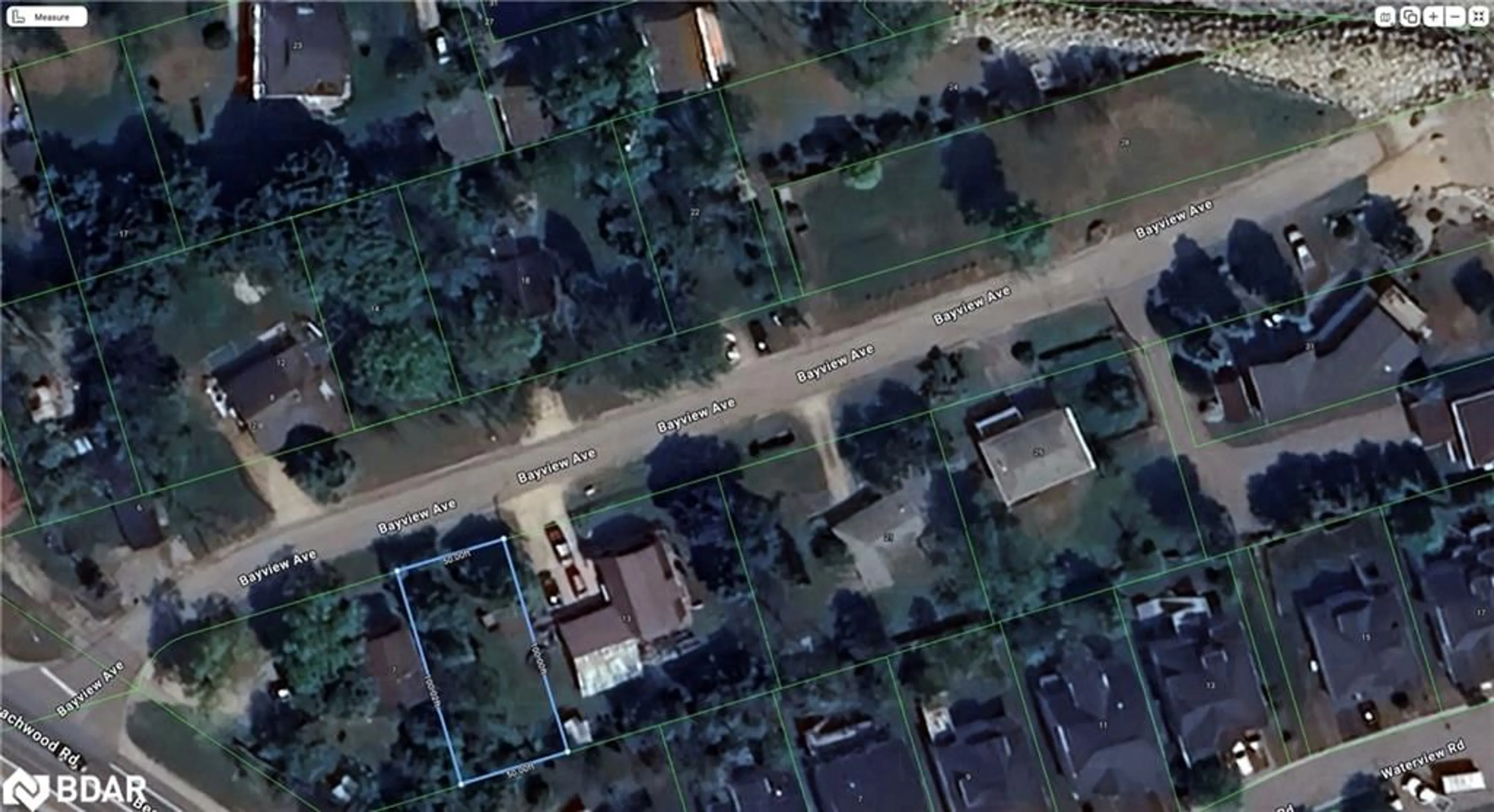 A pic from outside/outdoor area/front of a property/back of a property/a pic from drone, street for LOT #51 Bayview Ave, Wasaga Beach Ontario L9Z 2Y6
