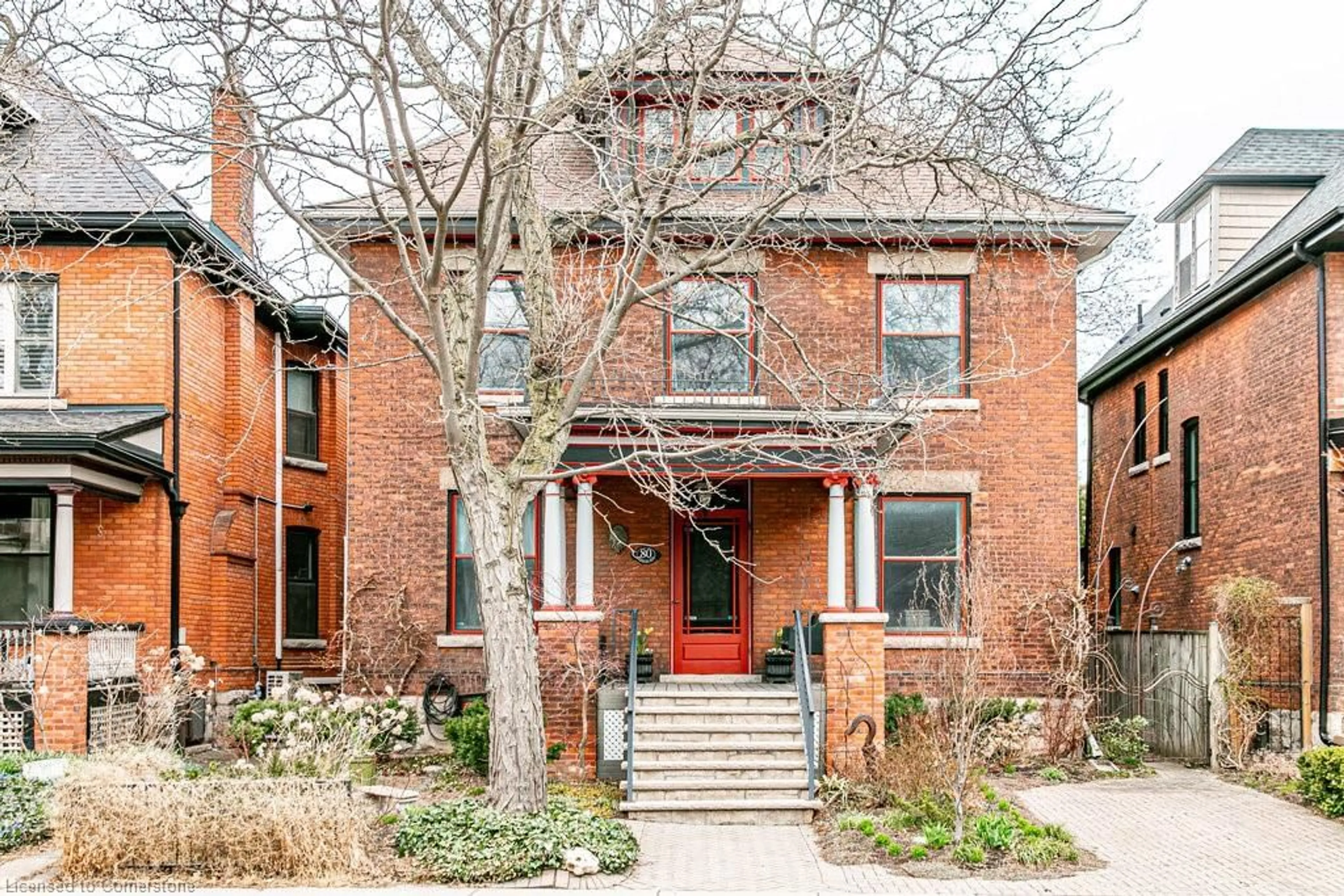 Home with brick exterior material, street for 80 Stanley Ave, Hamilton Ontario L8P 2L3