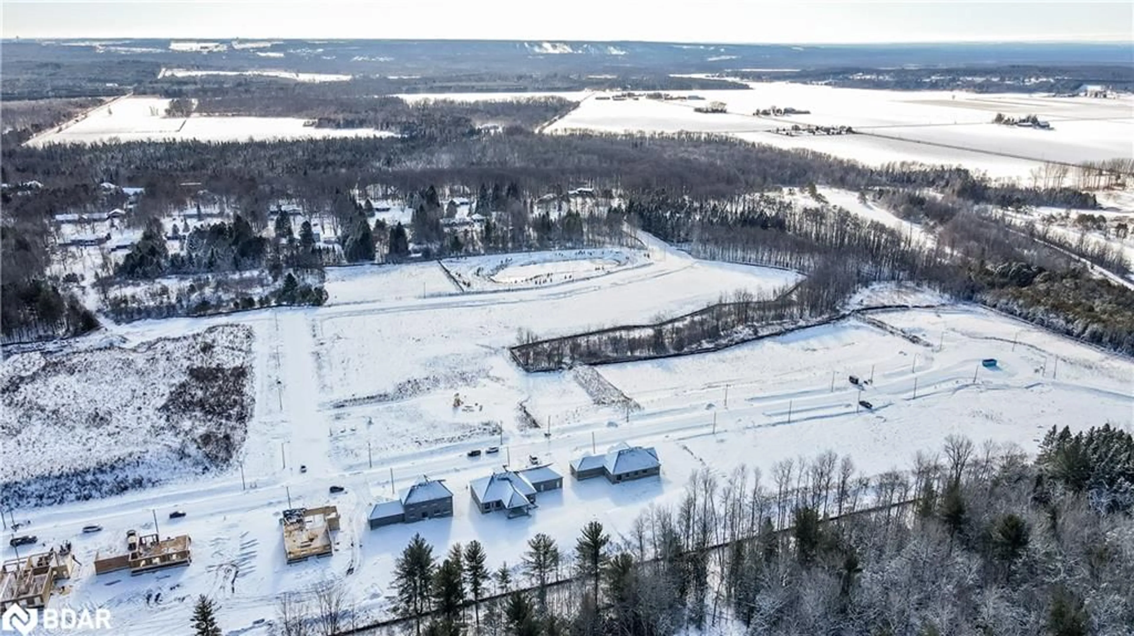 A pic from outside/outdoor area/front of a property/back of a property/a pic from drone, water/lake/river/ocean view for 28 Cottonwood St, Anten Mills Ontario L9X 2E5