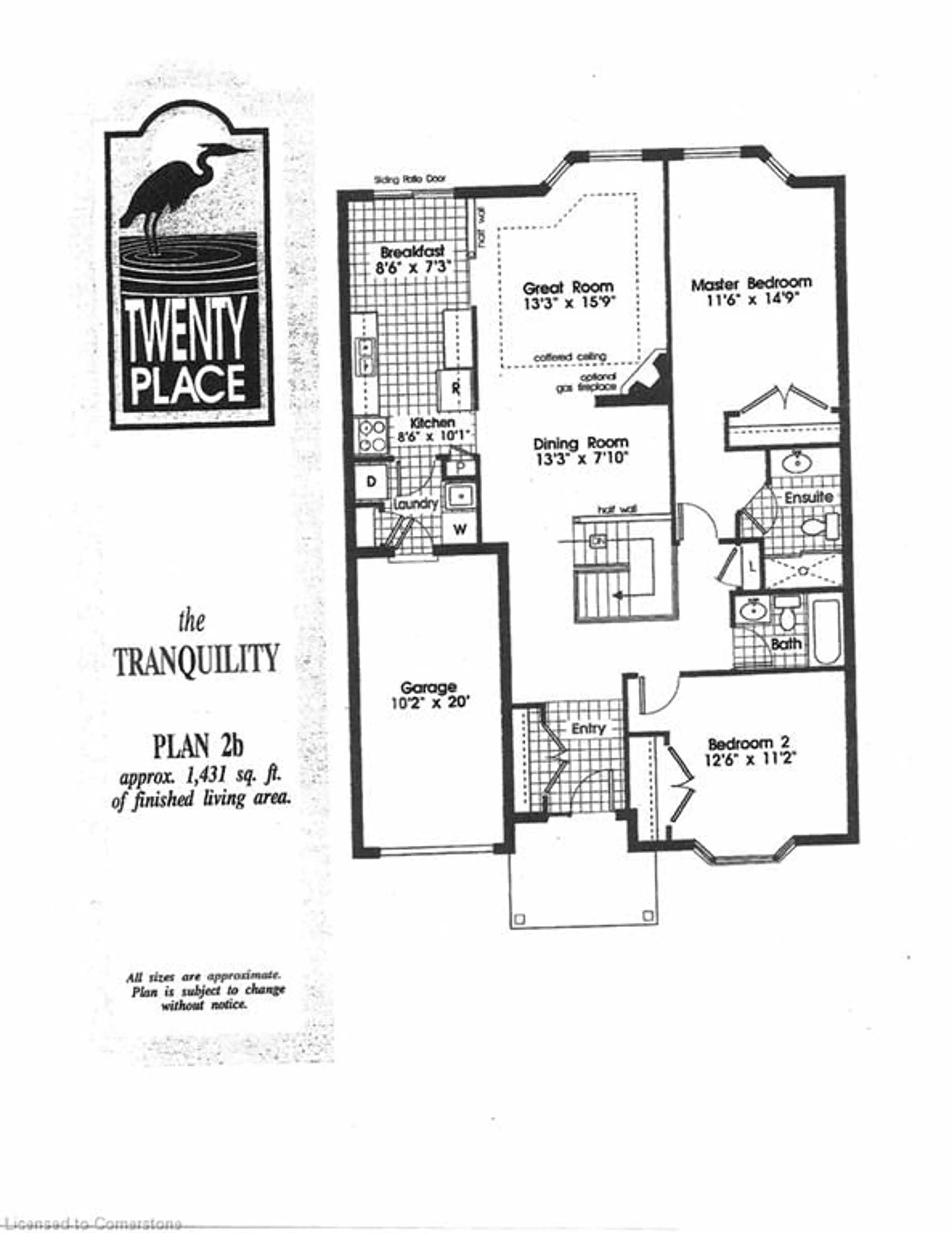 Floor plan for 44 Bluelagoon Dr, Glanbrook Ontario L0R 1W0