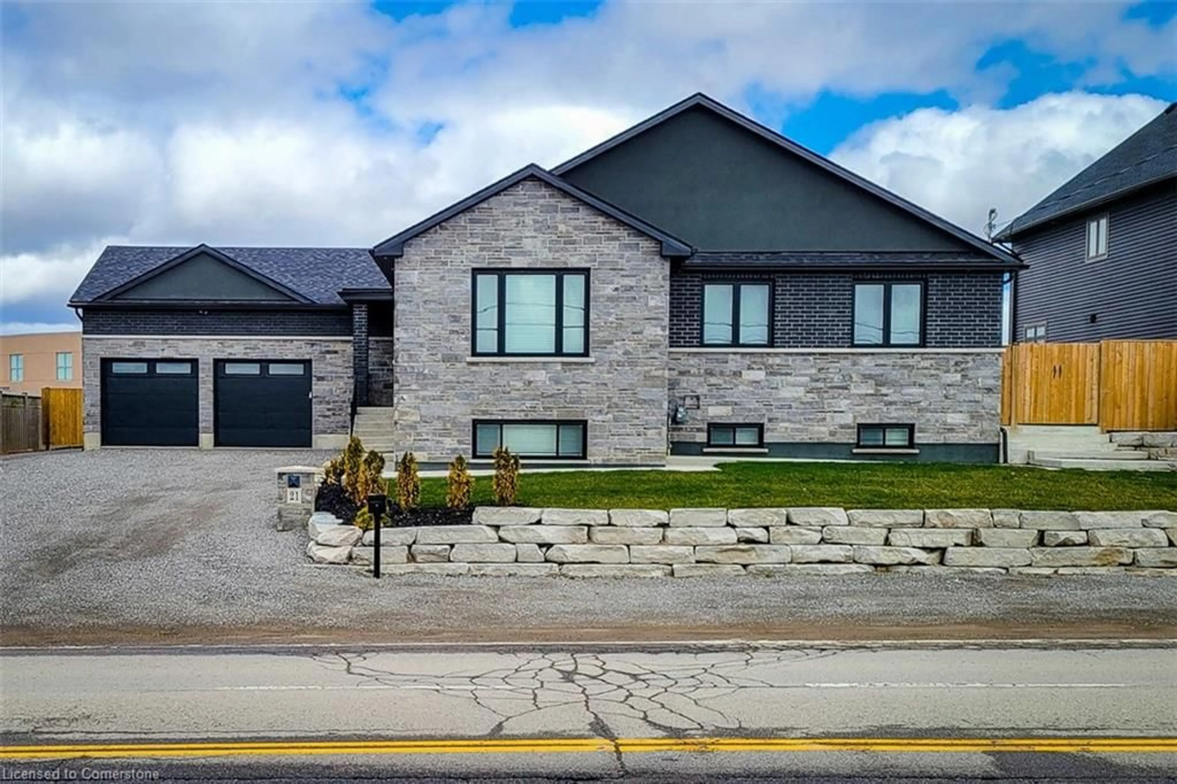Home with brick exterior material, street for 21 Haldimand 66 Rd, Haldimand County Ontario N3W 1N7