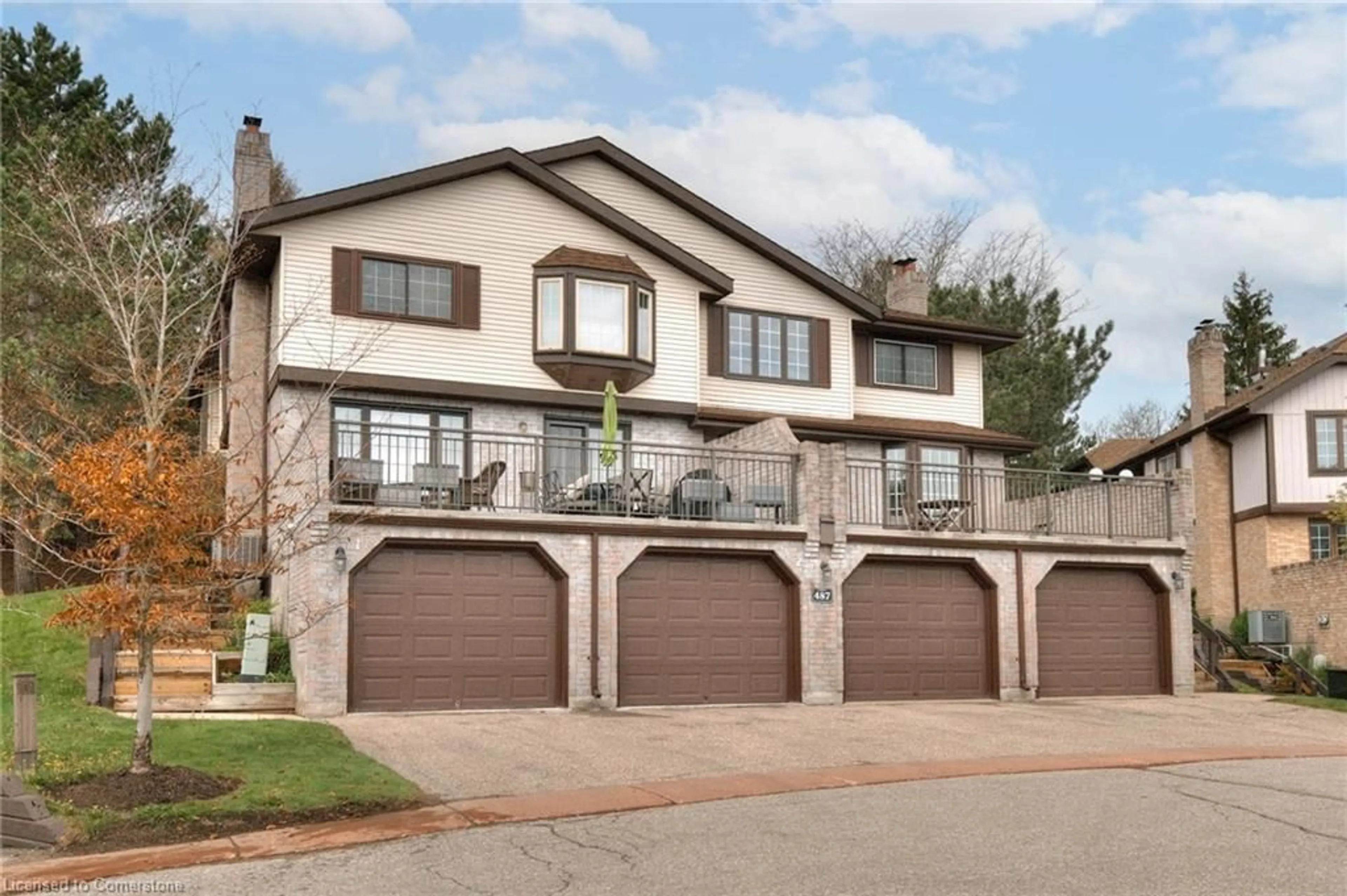 Home with brick exterior material, street for 487 Beechwood Dr #2, Waterloo Ontario N2T 1H8