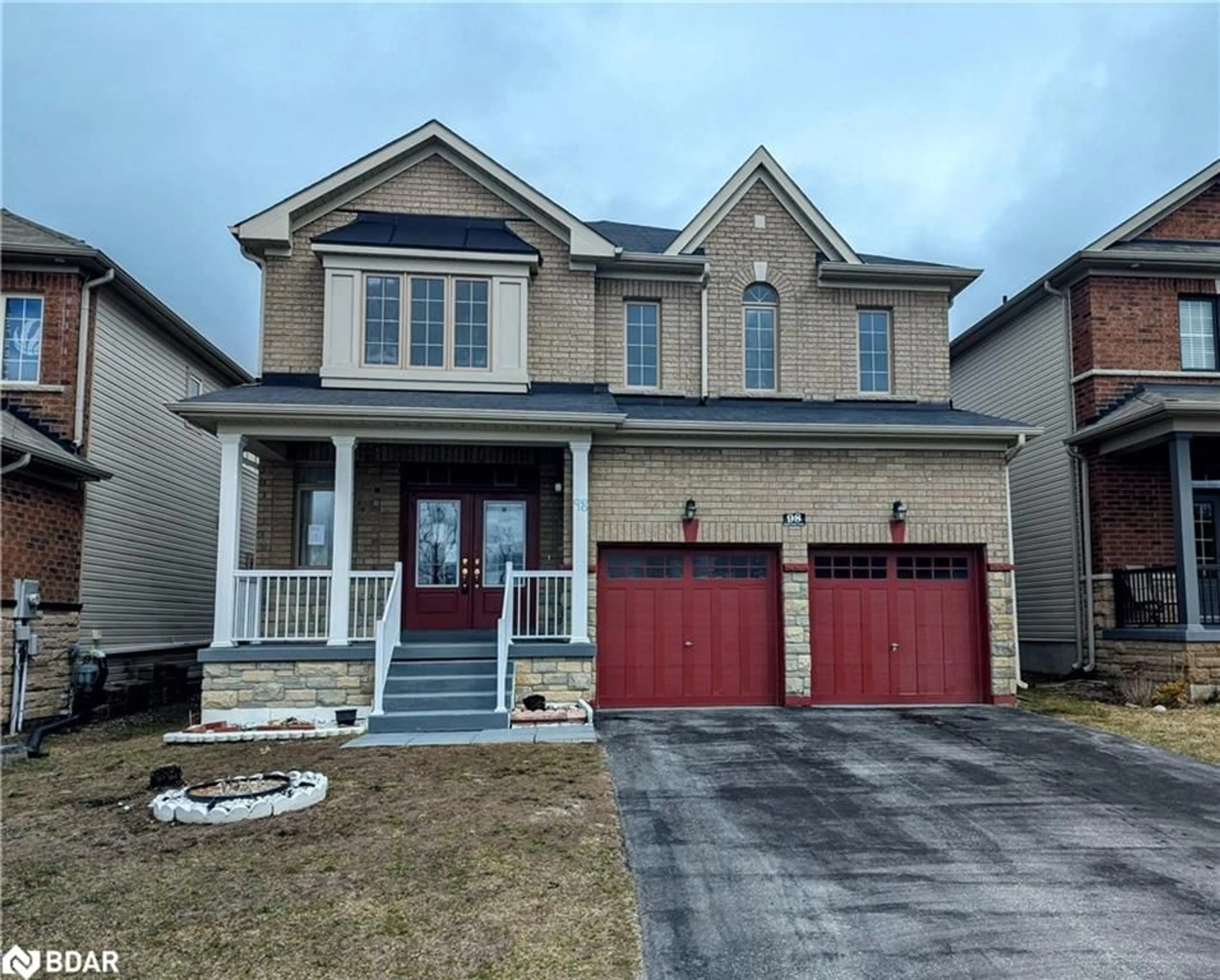 Home with brick exterior material, street for 98 Gold Park Gate, Angus Ontario L3W 0B6