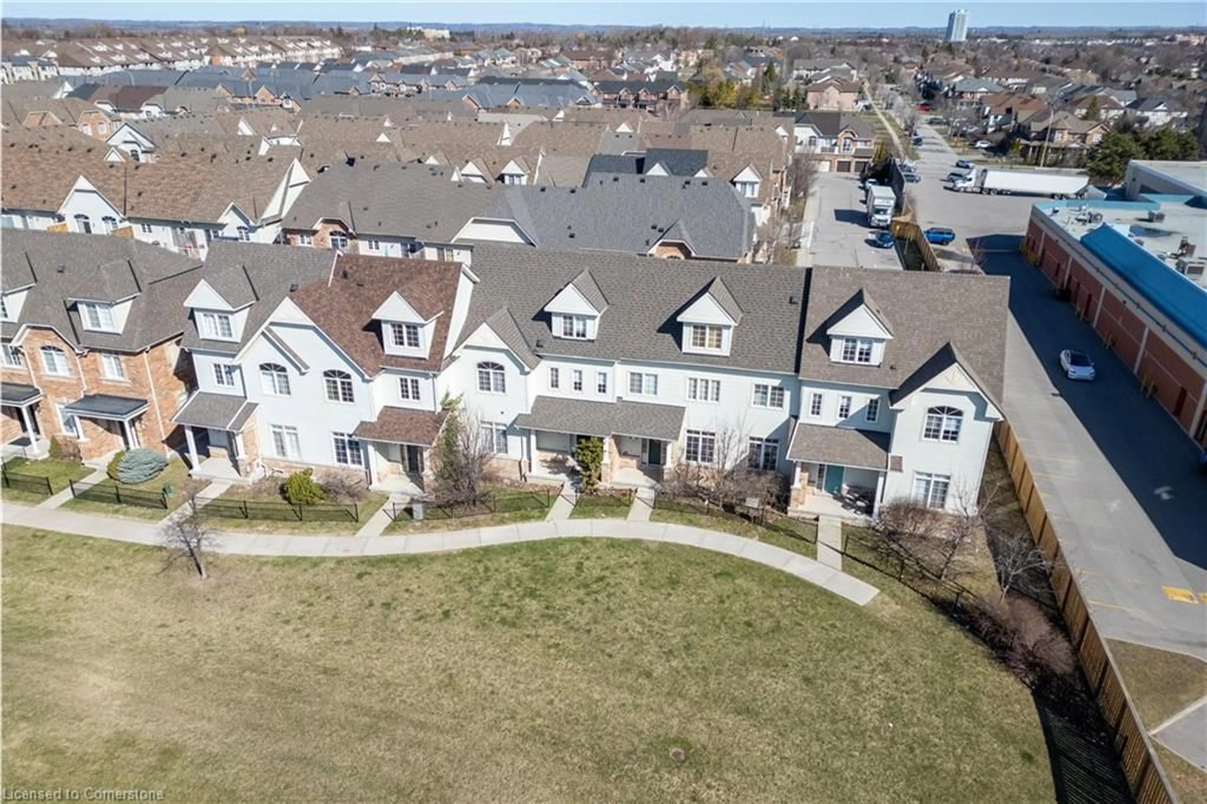 A pic from outside/outdoor area/front of a property/back of a property/a pic from drone, unknown for 68 Wicker Park Way, Whitby Ontario L1R 0C7