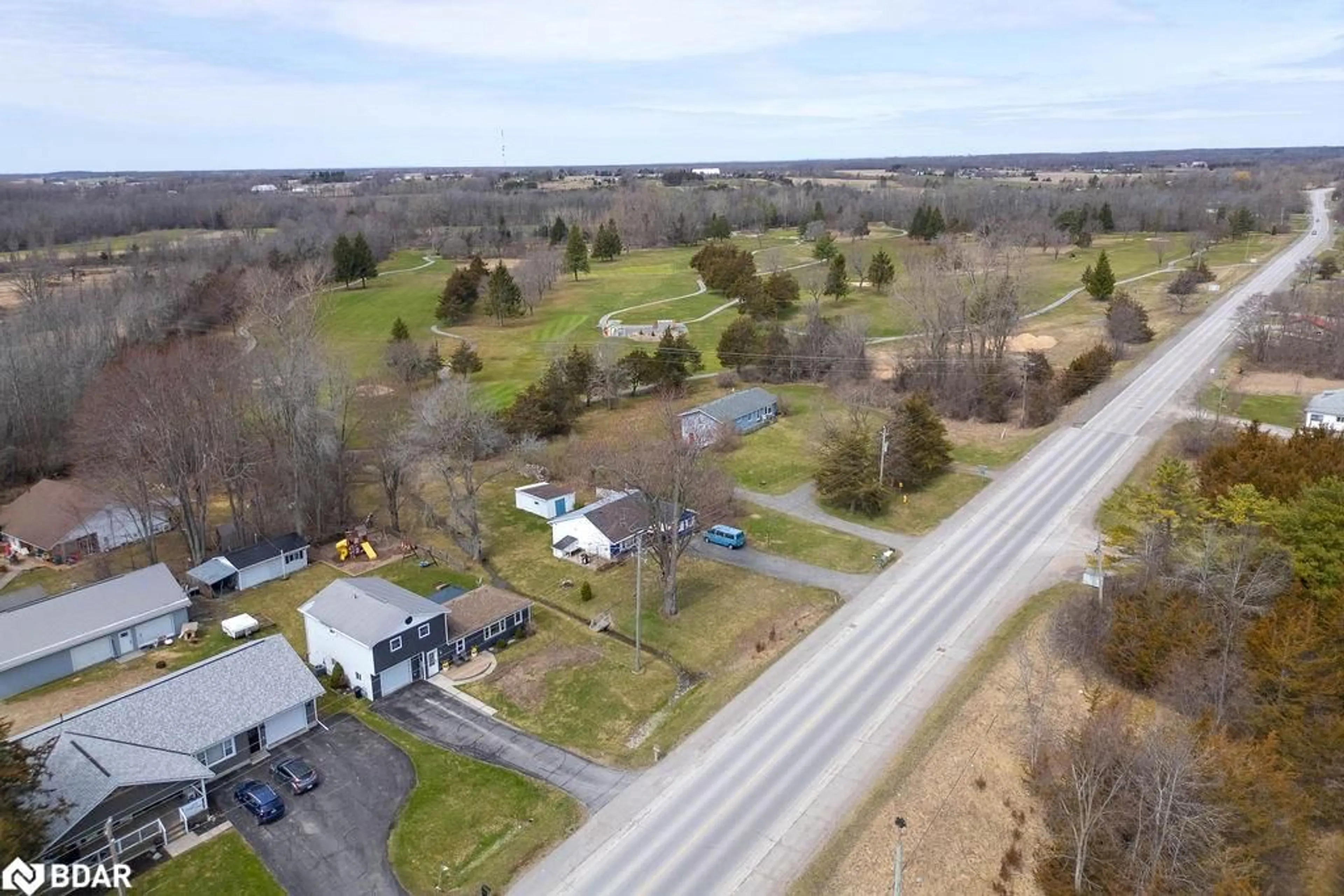 A pic from outside/outdoor area/front of a property/back of a property/a pic from drone, street for 657 Highway 49 Hwy, Prince Edward Ontario K0K 2T0