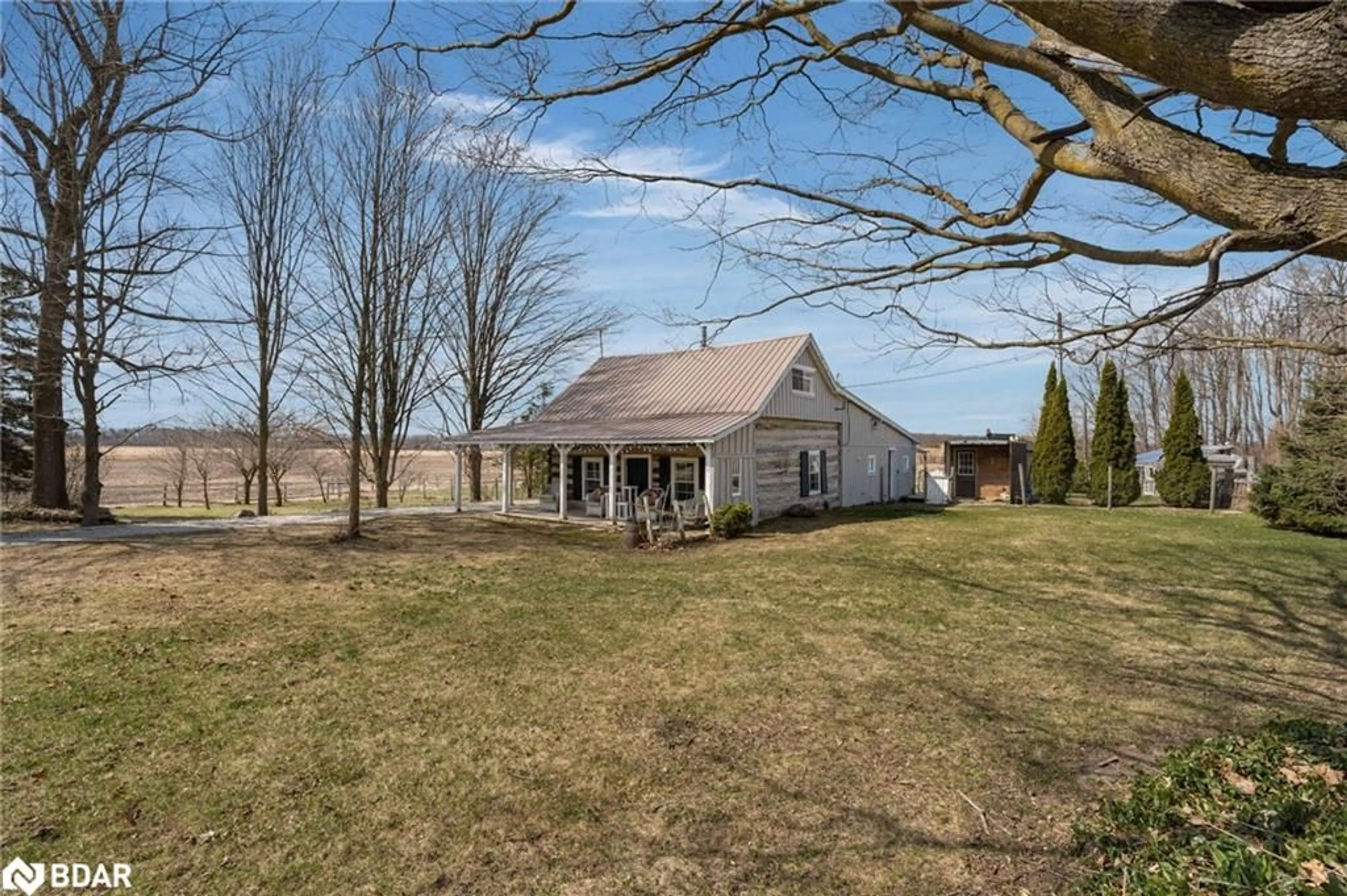 A pic from outside/outdoor area/front of a property/back of a property/a pic from drone, unknown for 1424 Klondike Pk Rd, Stayner Ontario L0M 1S0