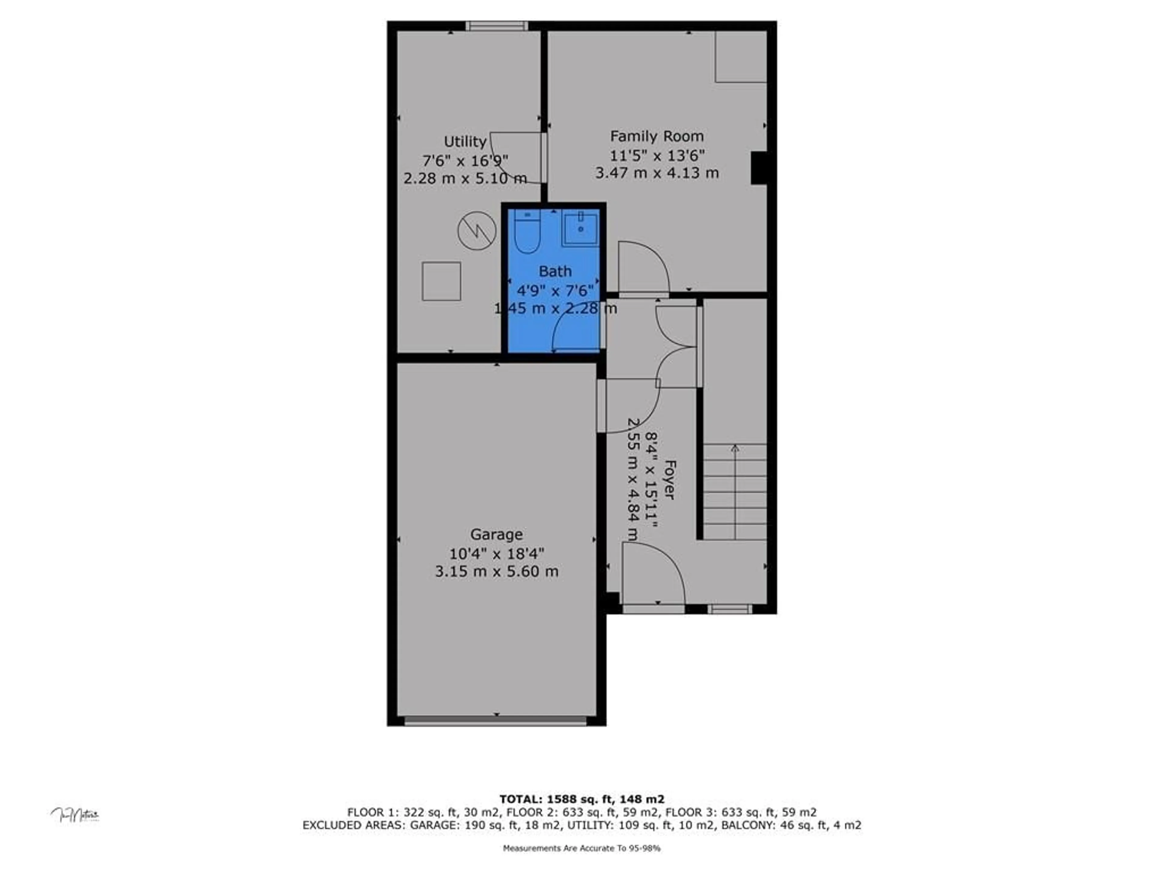 Floor plan for 175 Stanley St #36, Barrie Ontario L4M 0G2