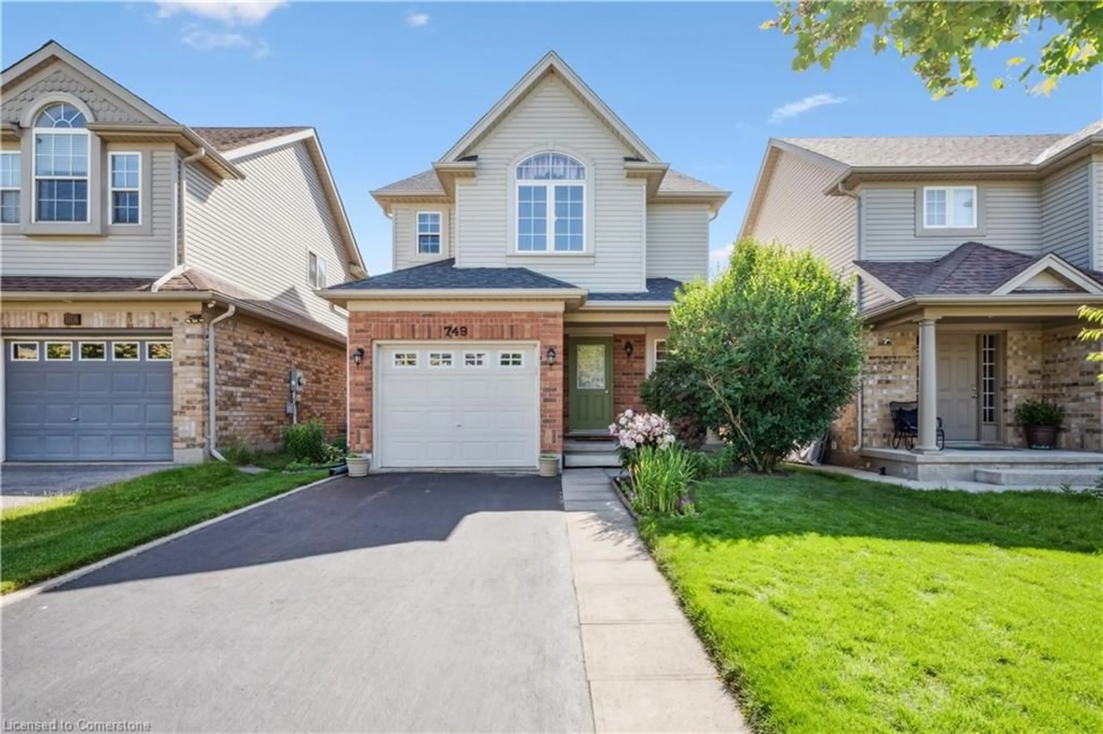 Home with brick exterior material, street for 749 Grand Banks Dr, Waterloo Ontario N2K 4N2