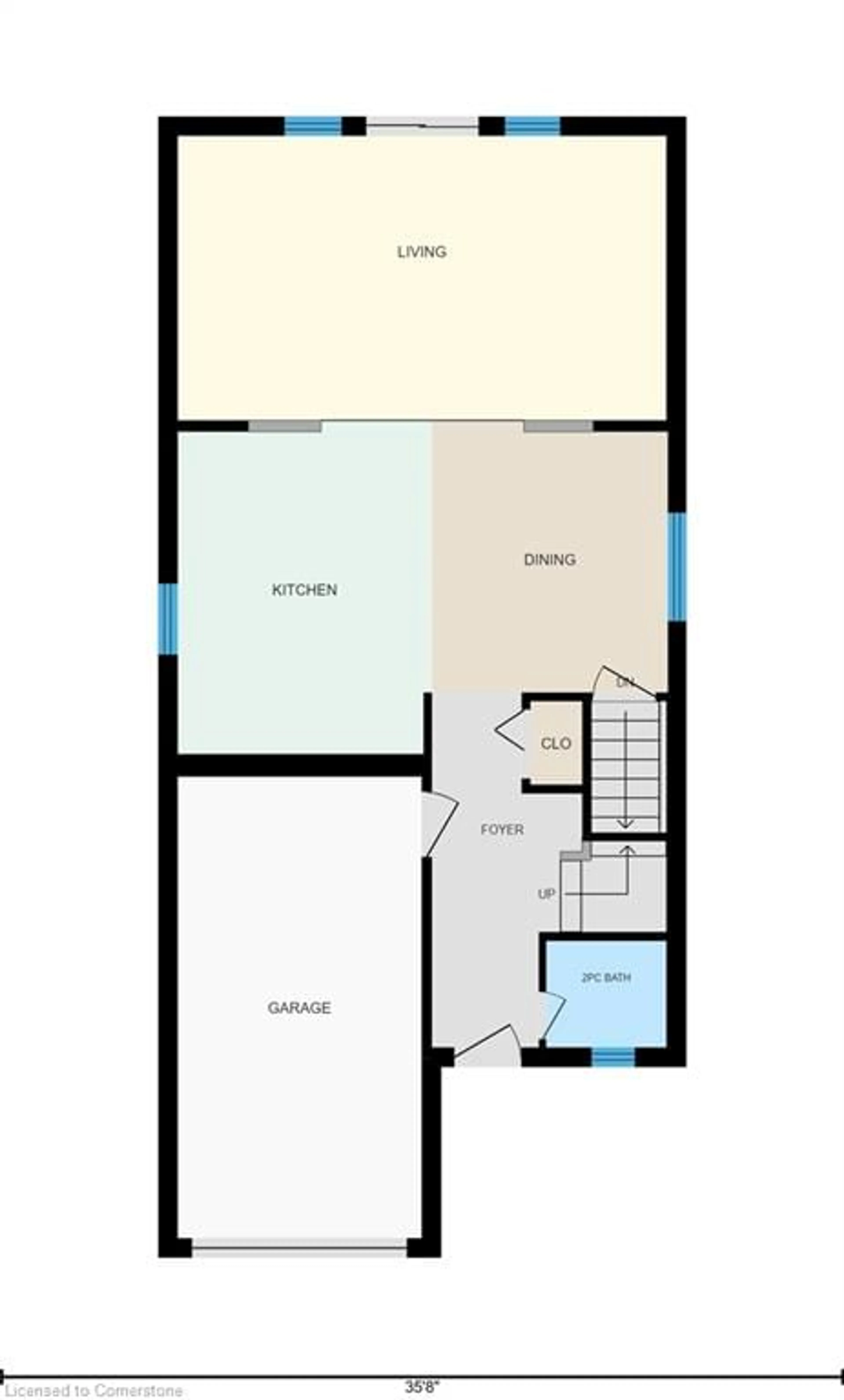Floor plan for 749 Grand Banks Dr, Waterloo Ontario N2K 4N2
