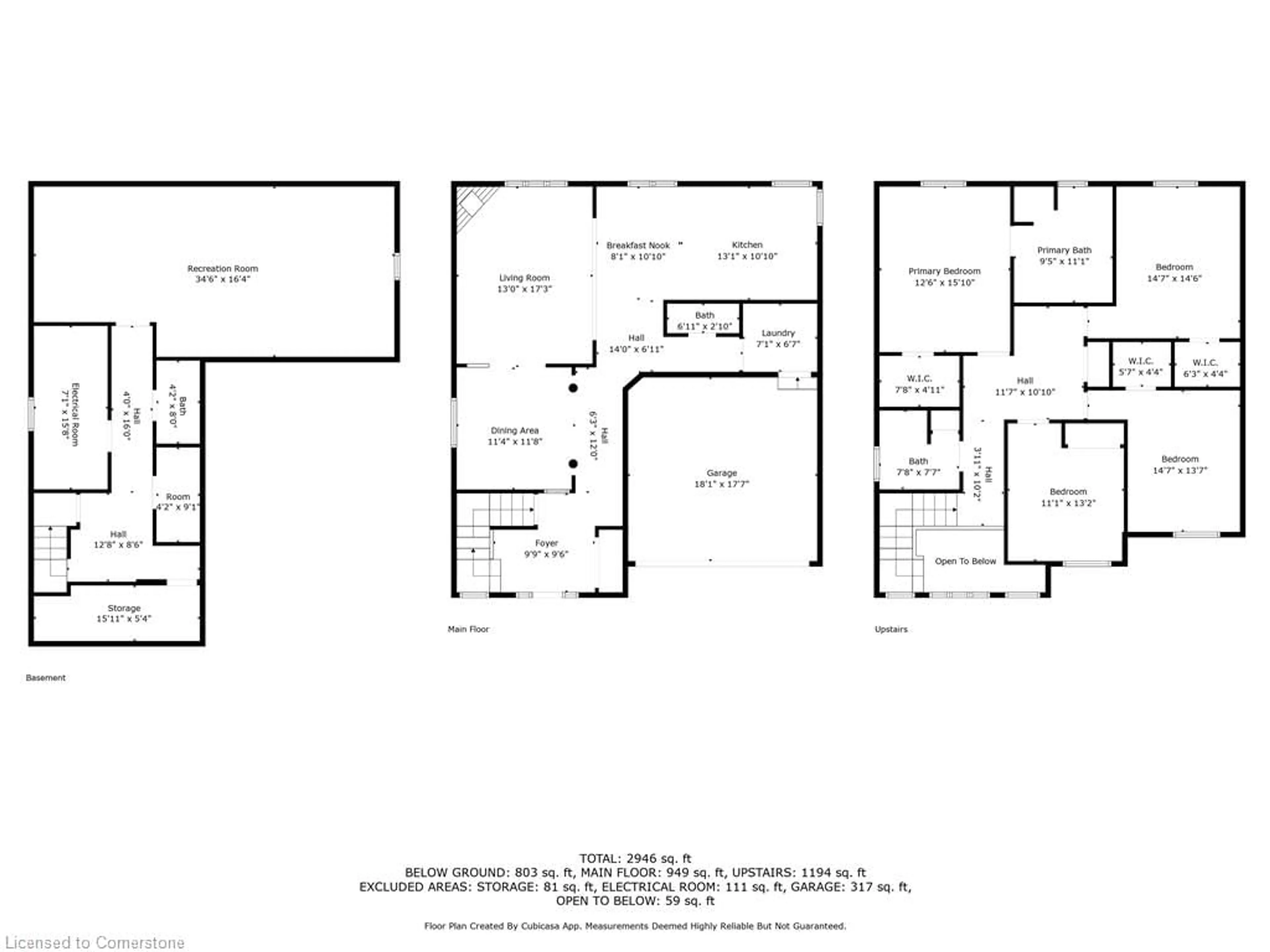 Floor plan for 2409 Norland Dr, Burlington Ontario L7L 6X8