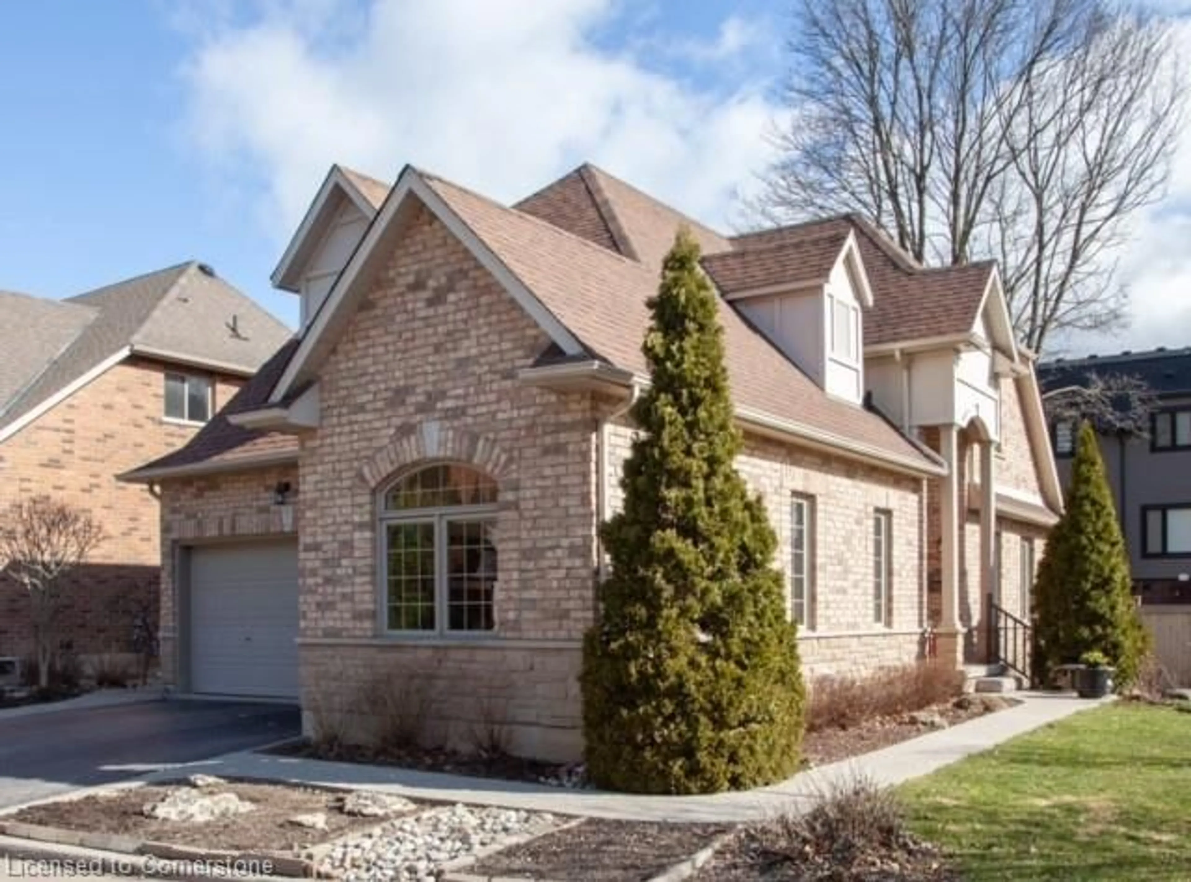 Home with brick exterior material, street for 195 Wilson St #1, Ancaster Ontario L9G 1N4