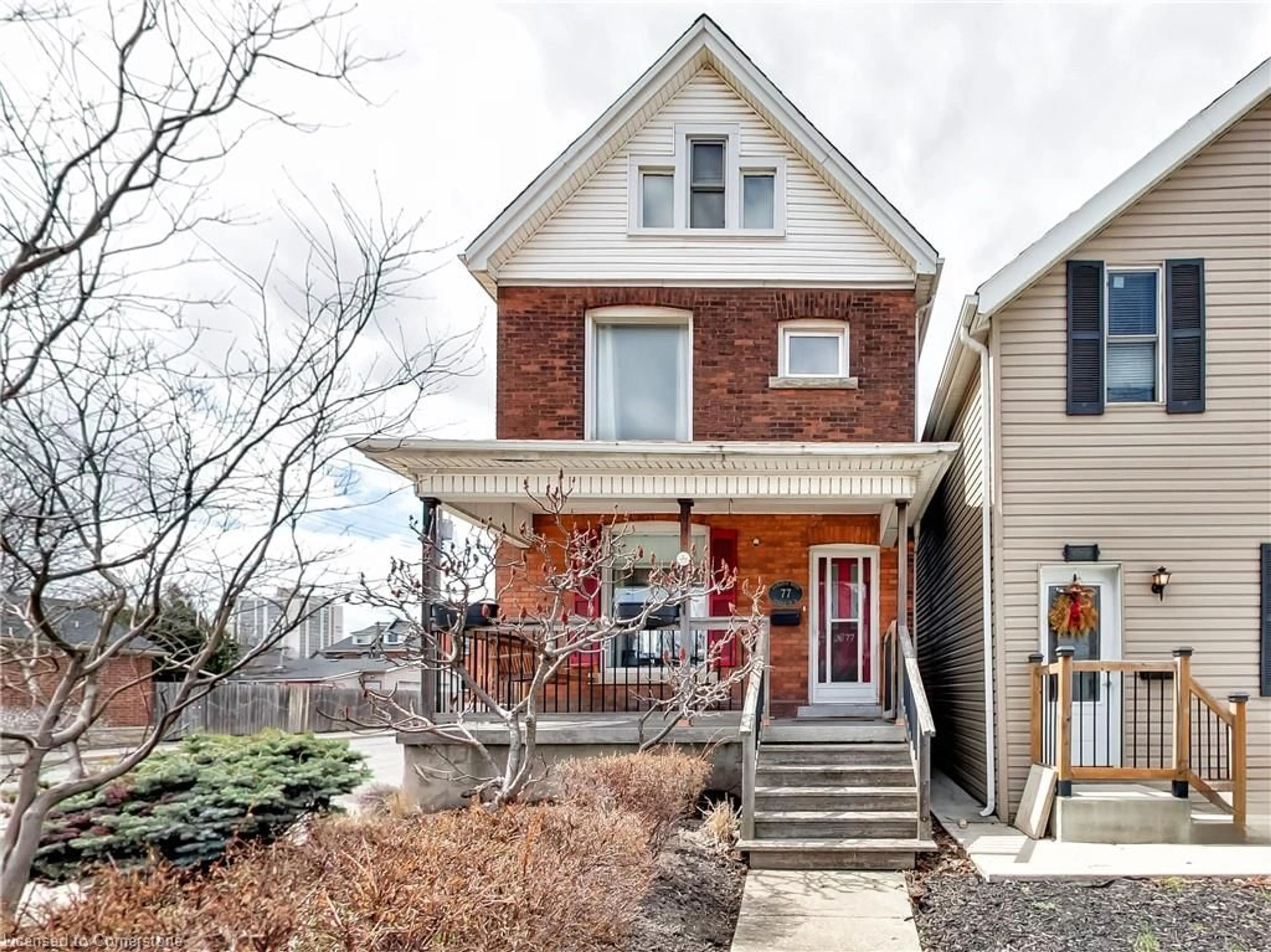Home with brick exterior material, street for 77 Tisdale St, Hamilton Ontario L8L 5M5