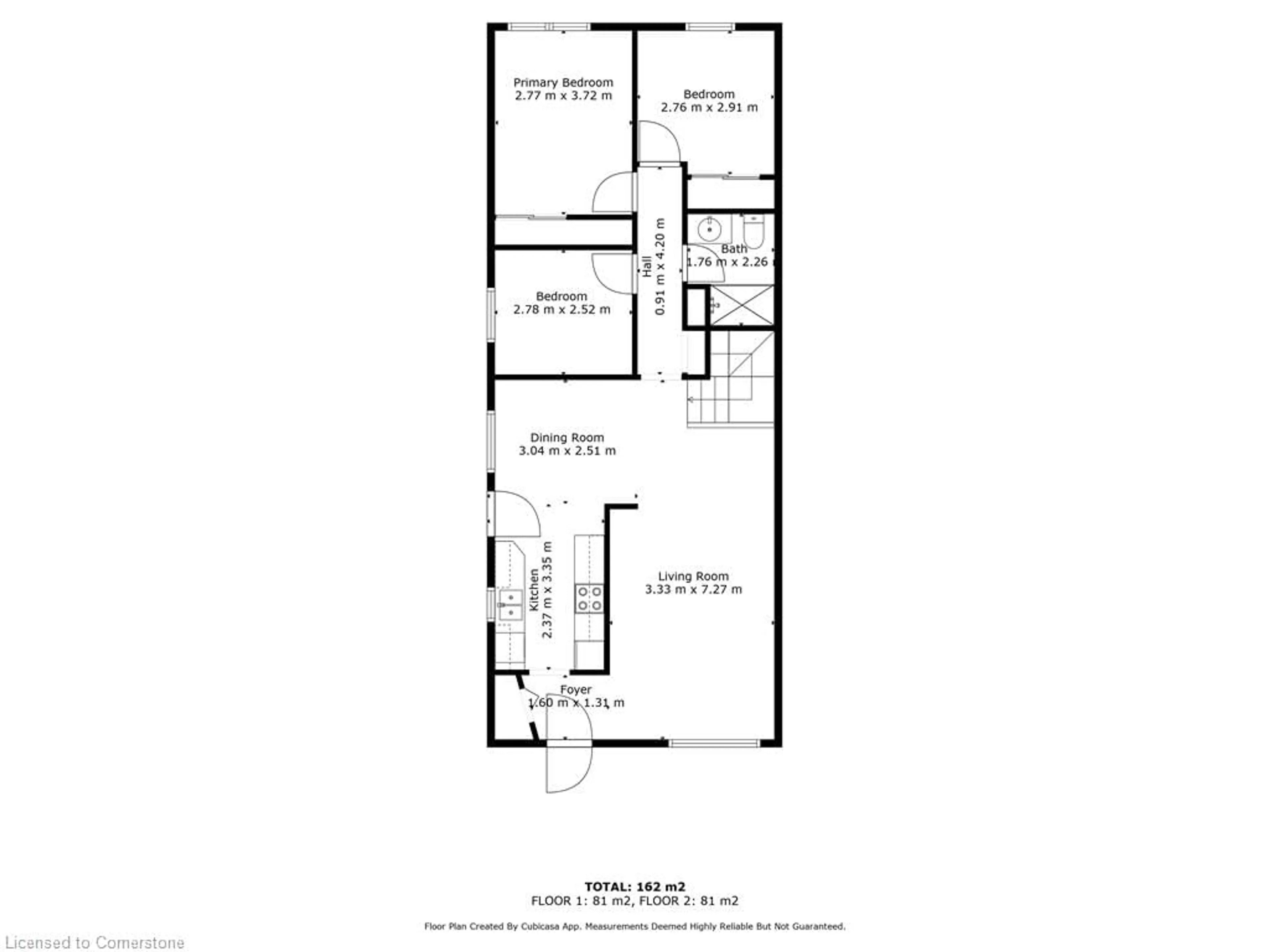 Floor plan for 19 Fairlawn Cres, Welland Ontario L3C 5Z2
