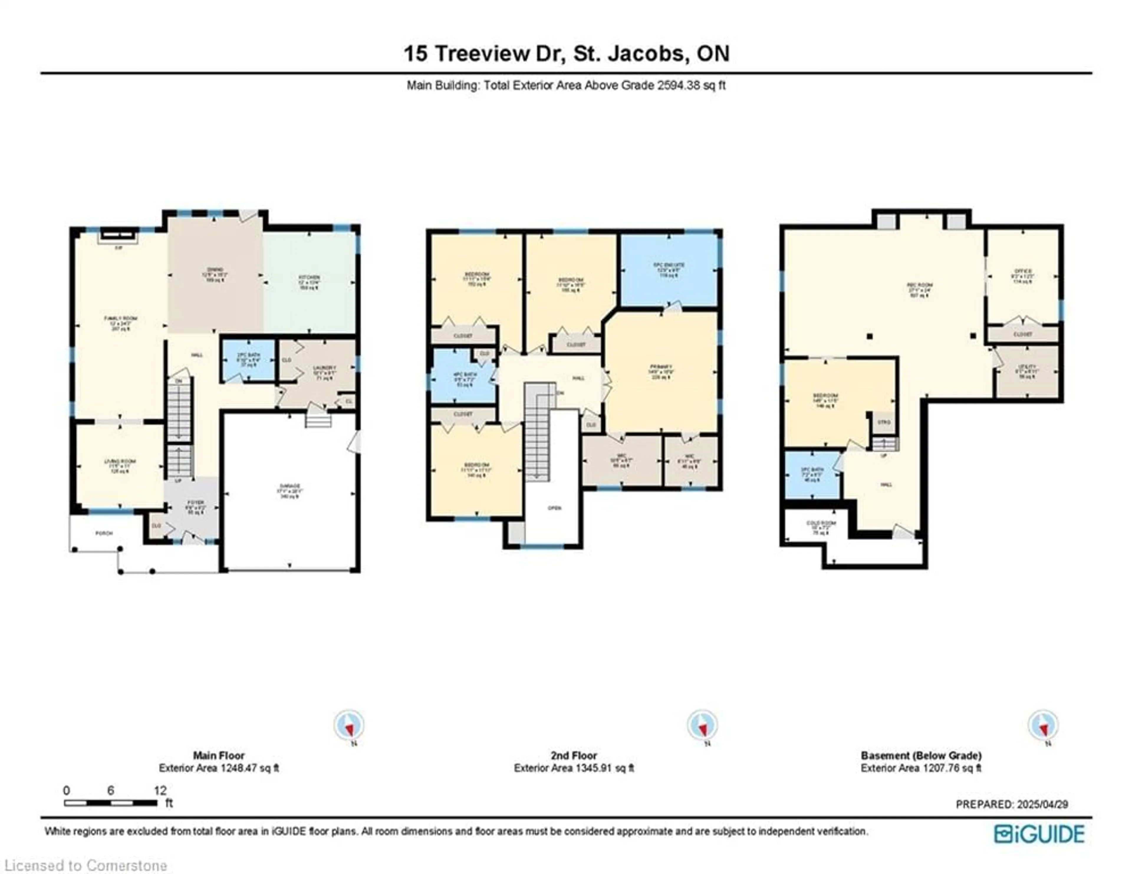 Floor plan for 15 Treeview Dr, St. Jacobs Ontario N0B 2N0