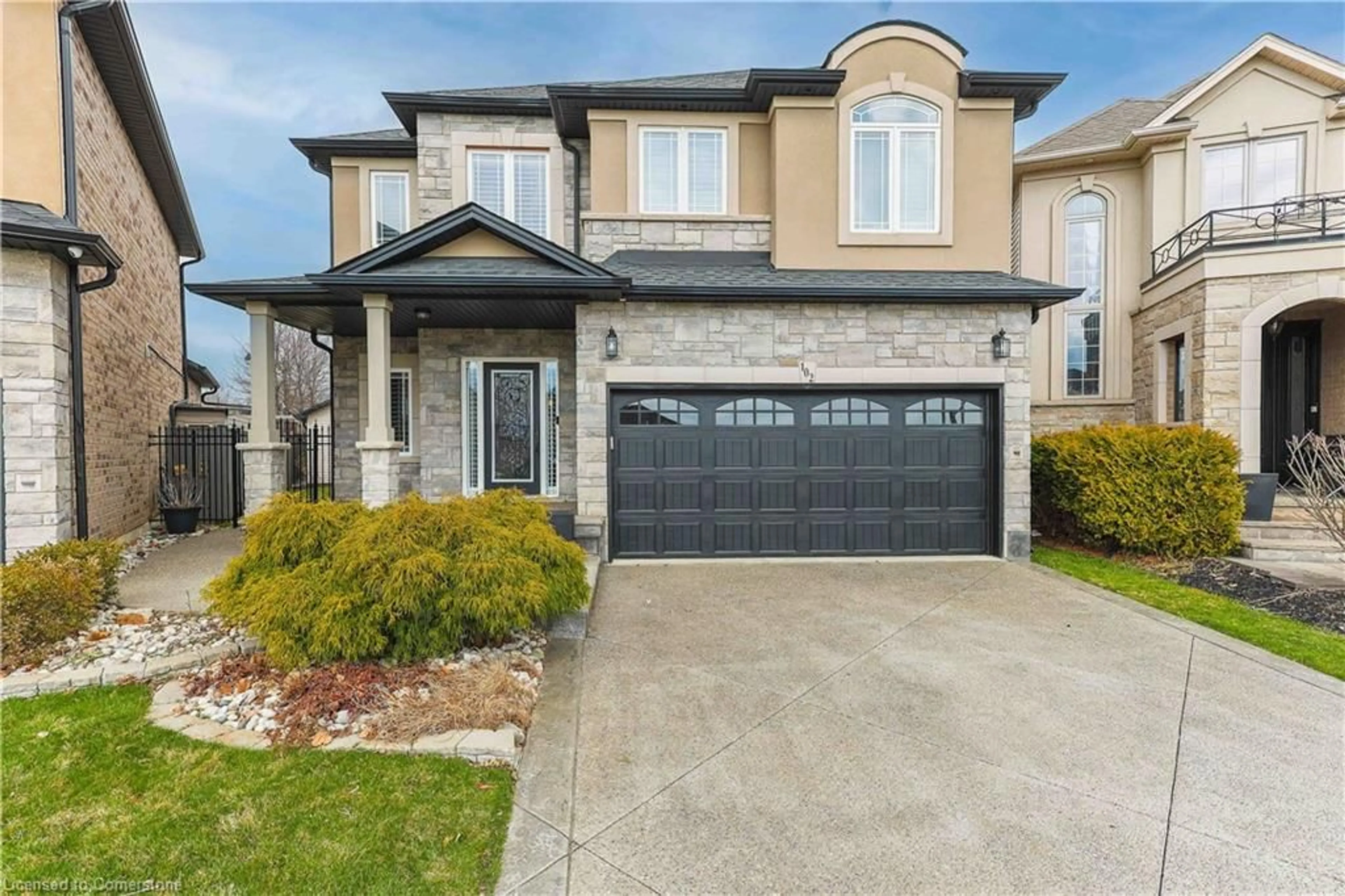 Home with brick exterior material, street for 102 San Felice Crt, Hamilton Ontario L9B 0B4