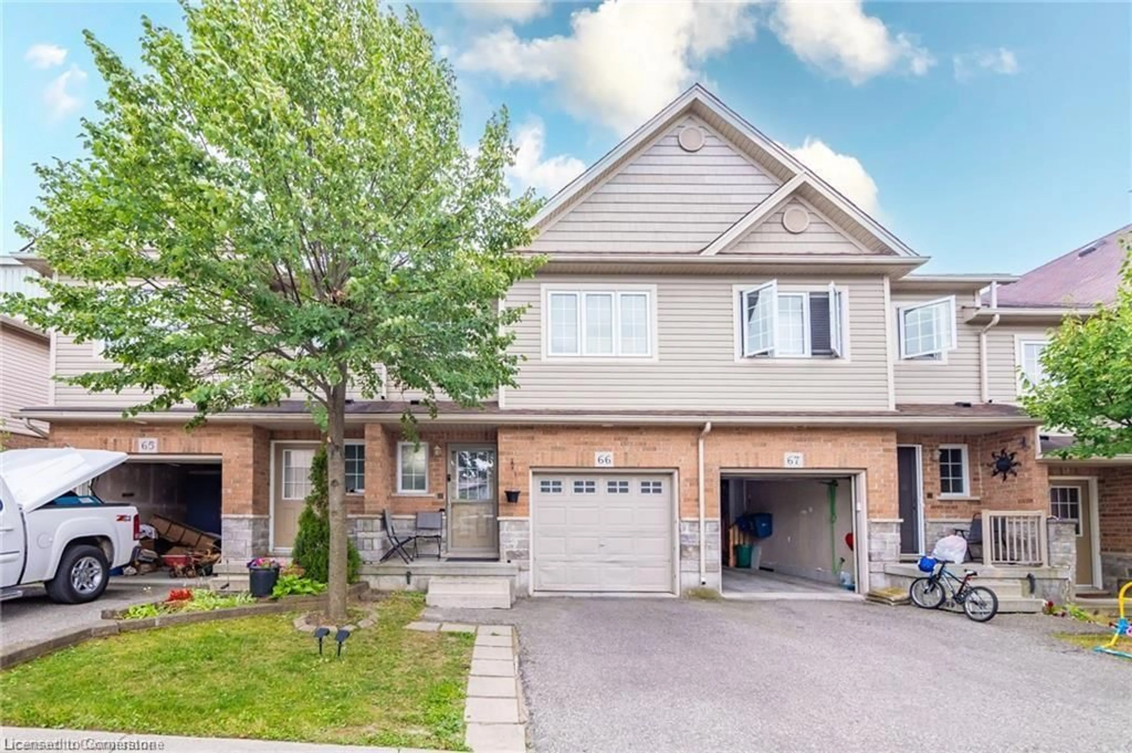 Home with brick exterior material, street for 355 Fisher Mills Rd #66, Cambridge Ontario N3C 4N5