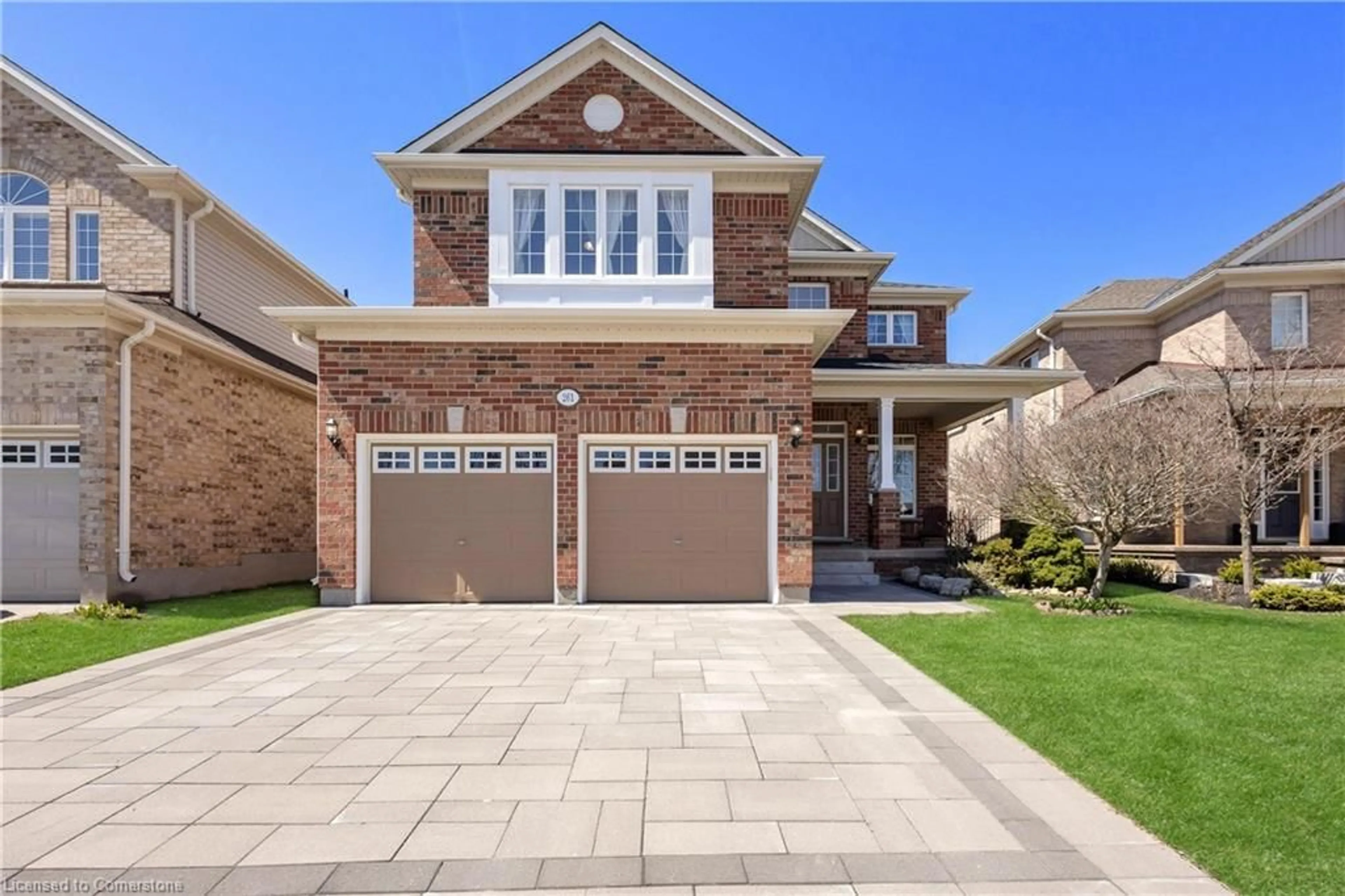 Home with brick exterior material, street for 261 Waterbend Cres, Kitchener Ontario N2A 4L3