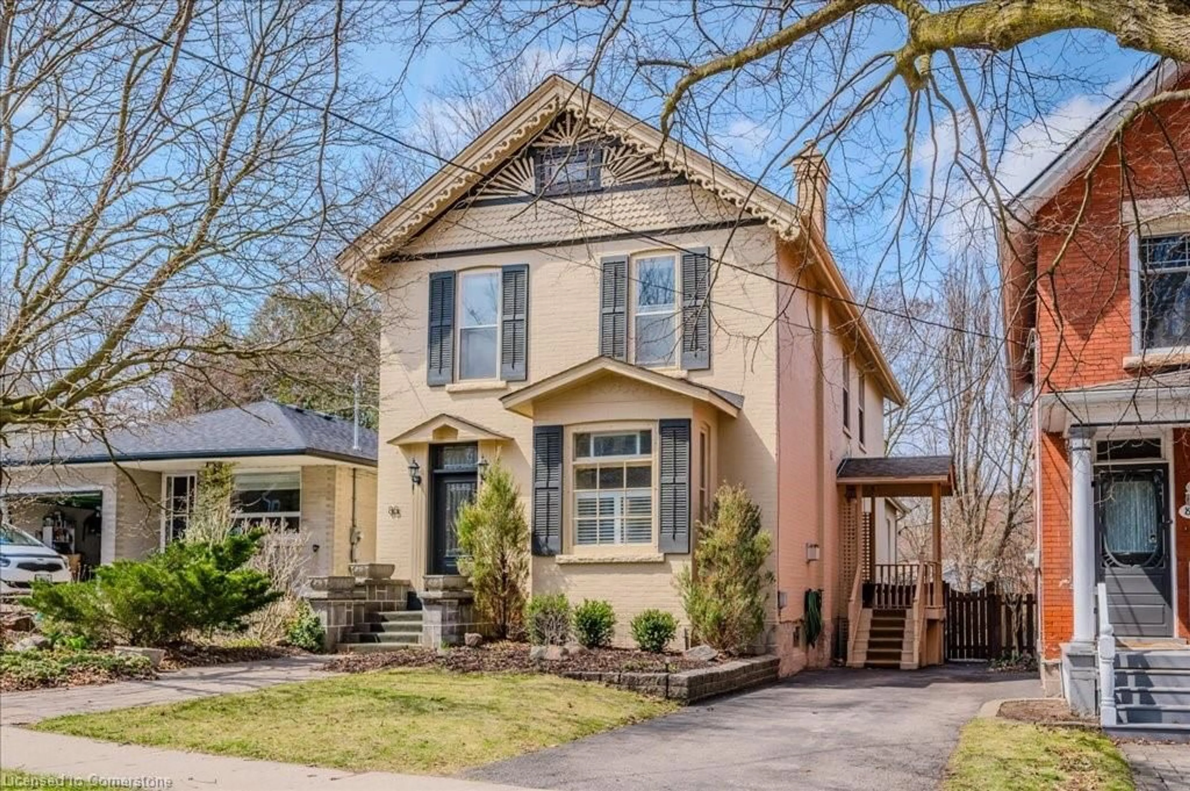 Home with brick exterior material, street for 85 Cambridge St, Guelph Ontario N1H 2V3