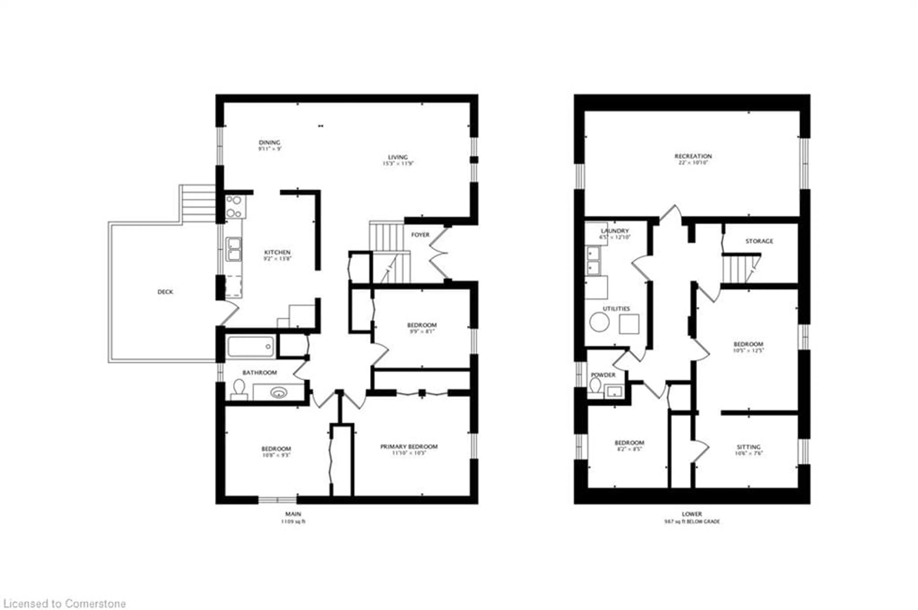Floor plan for 72 Glenvale Dr, Hamilton Ontario L9C 2X6