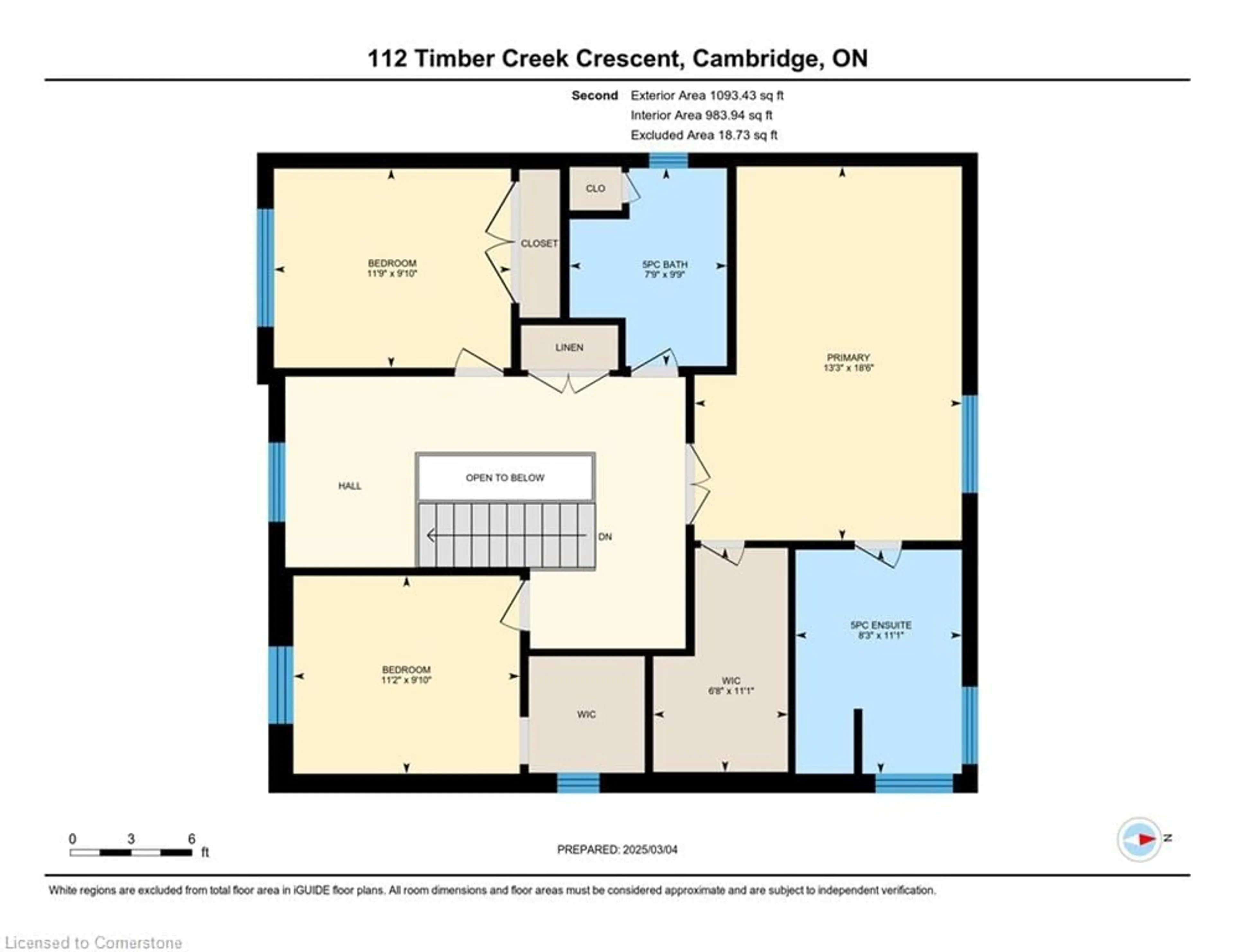 Floor plan for 112 Timber Creek Cres, Cambridge Ontario N1T 0B4