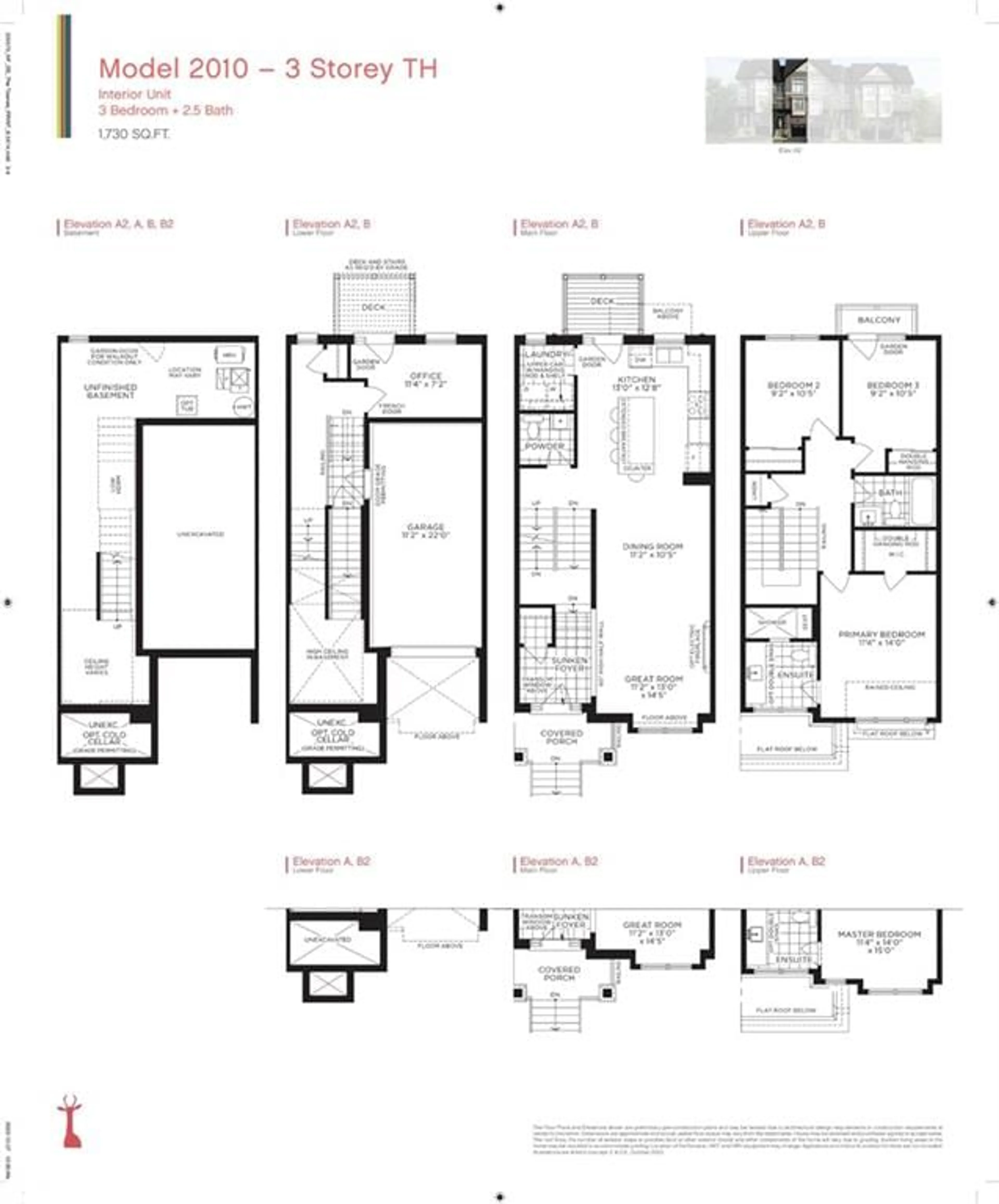 Floor plan for 32 Brandon Cres, Tottenham Ontario L0G 1W0