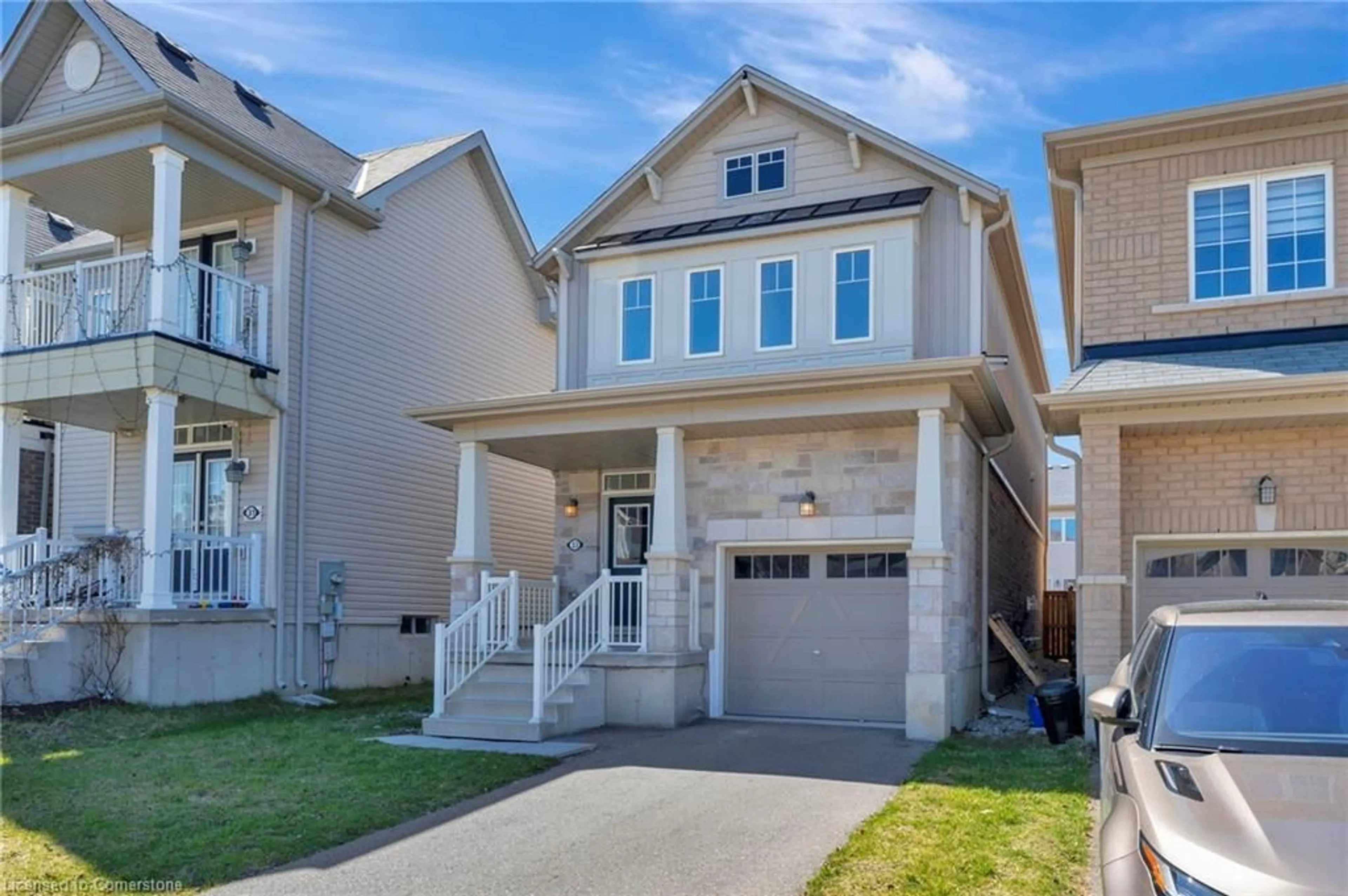 Home with vinyl exterior material, street for 33 Sumac Dr, Haldimand Ontario N3W 0C2