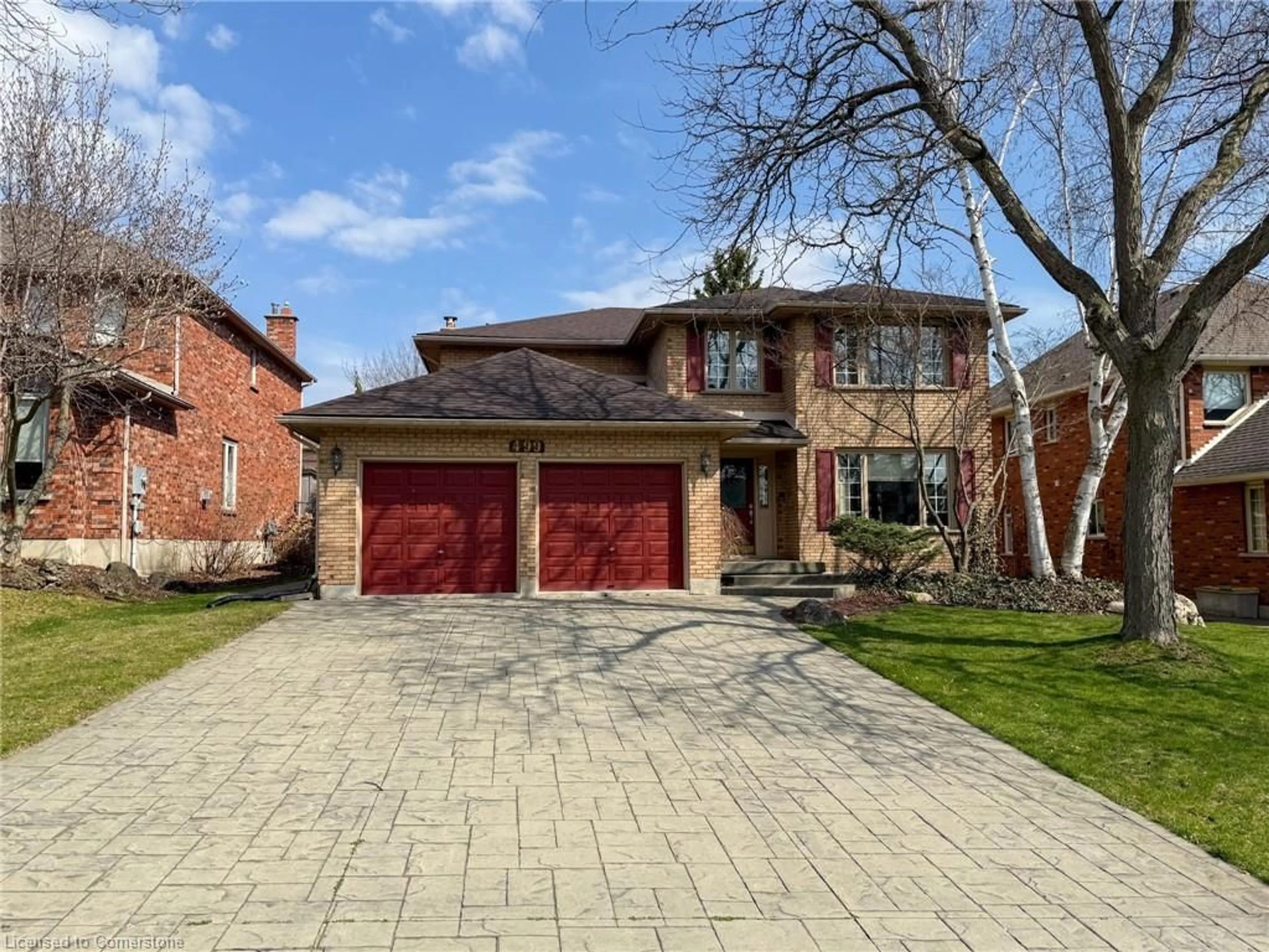 Home with brick exterior material, street for 499 Bush Dr, Ancaster Ontario L9G 4T4