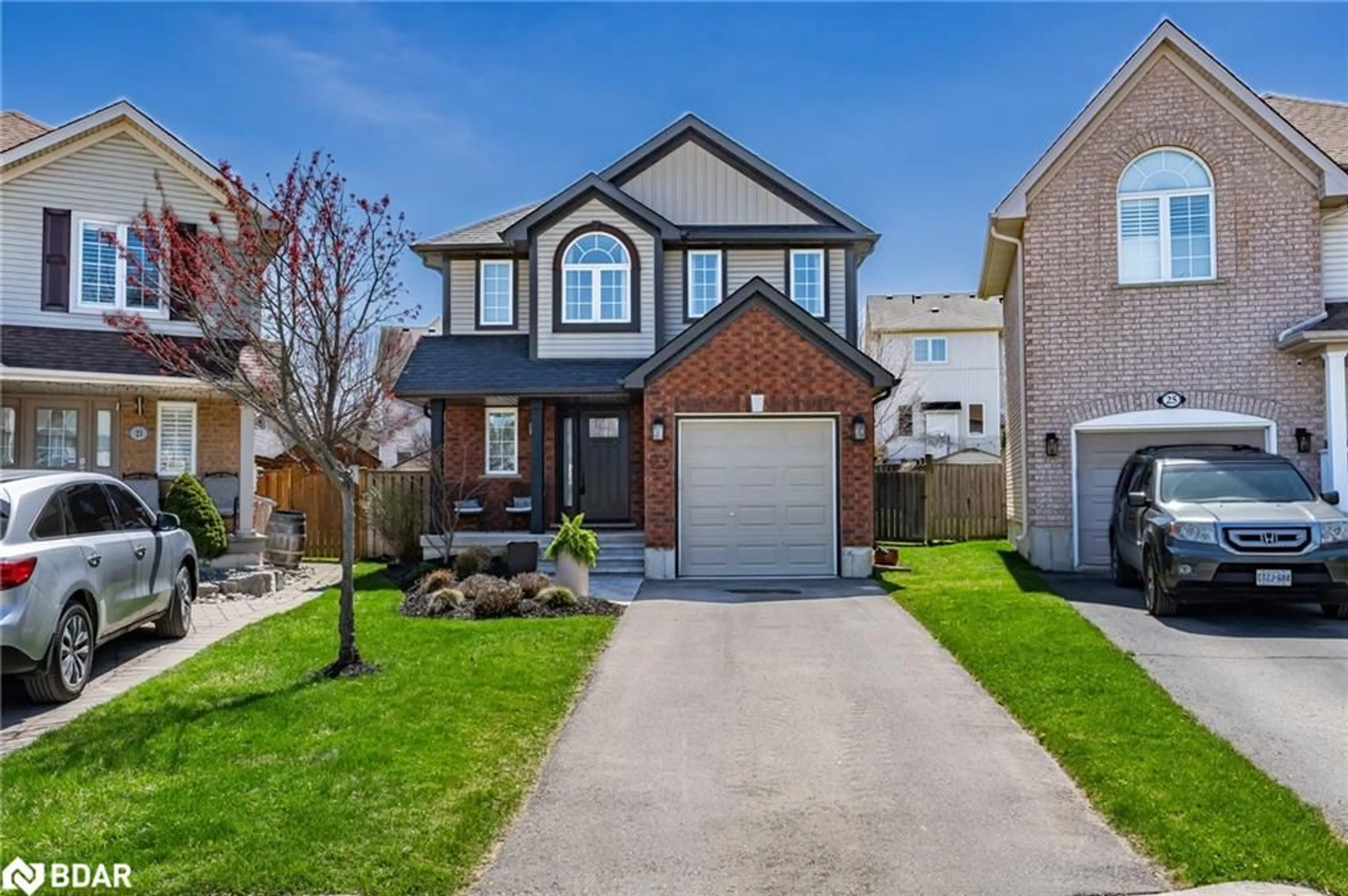 Home with brick exterior material, street for 23 Anderson Crt, Georgetown Ontario L7G 6H9