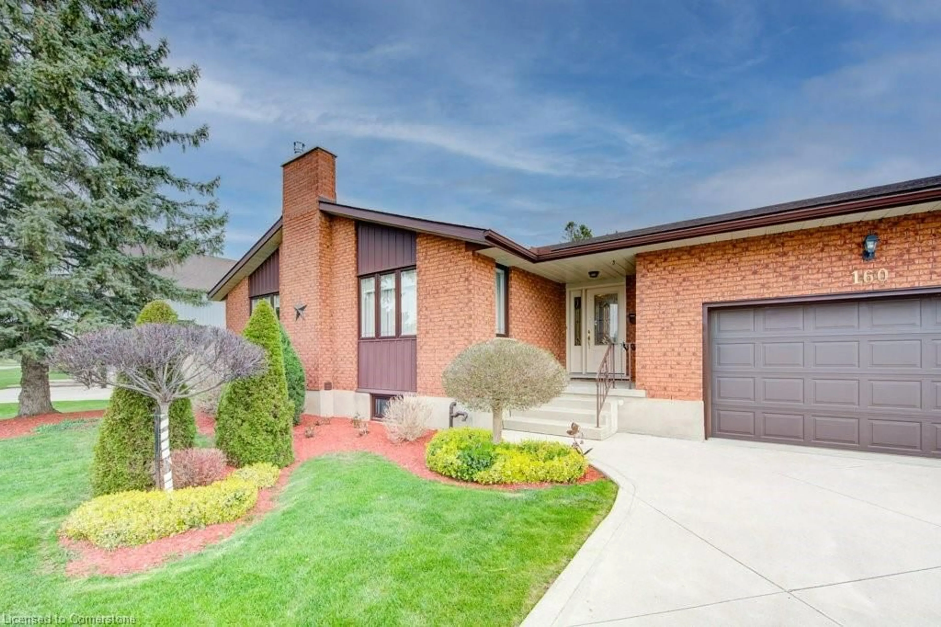 Home with brick exterior material, street for 160 Scott Crt, Tavistock Ontario N0B 2R0