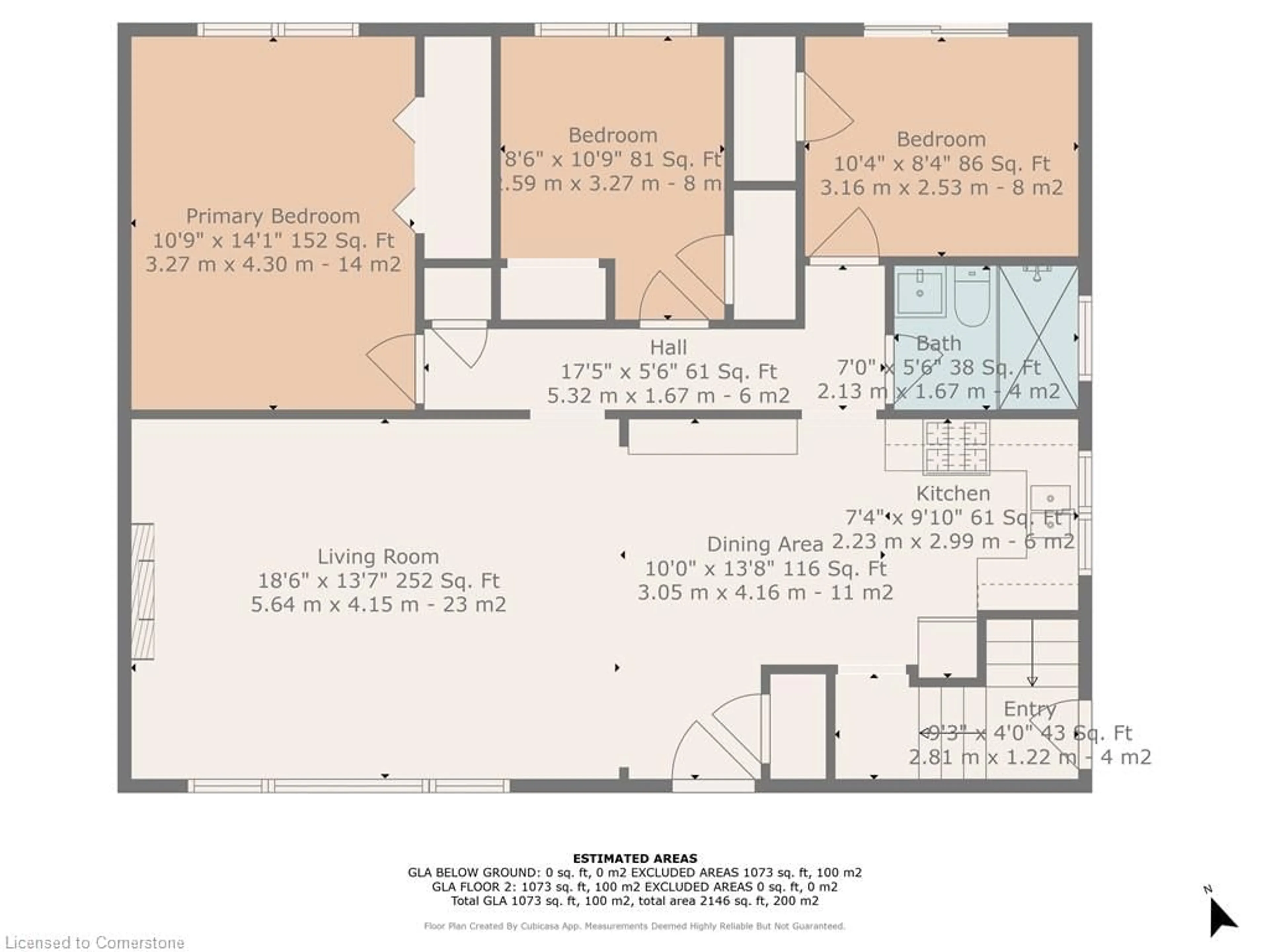 Floor plan for 159 Wise Crt, Hamilton Ontario L8T 2M1
