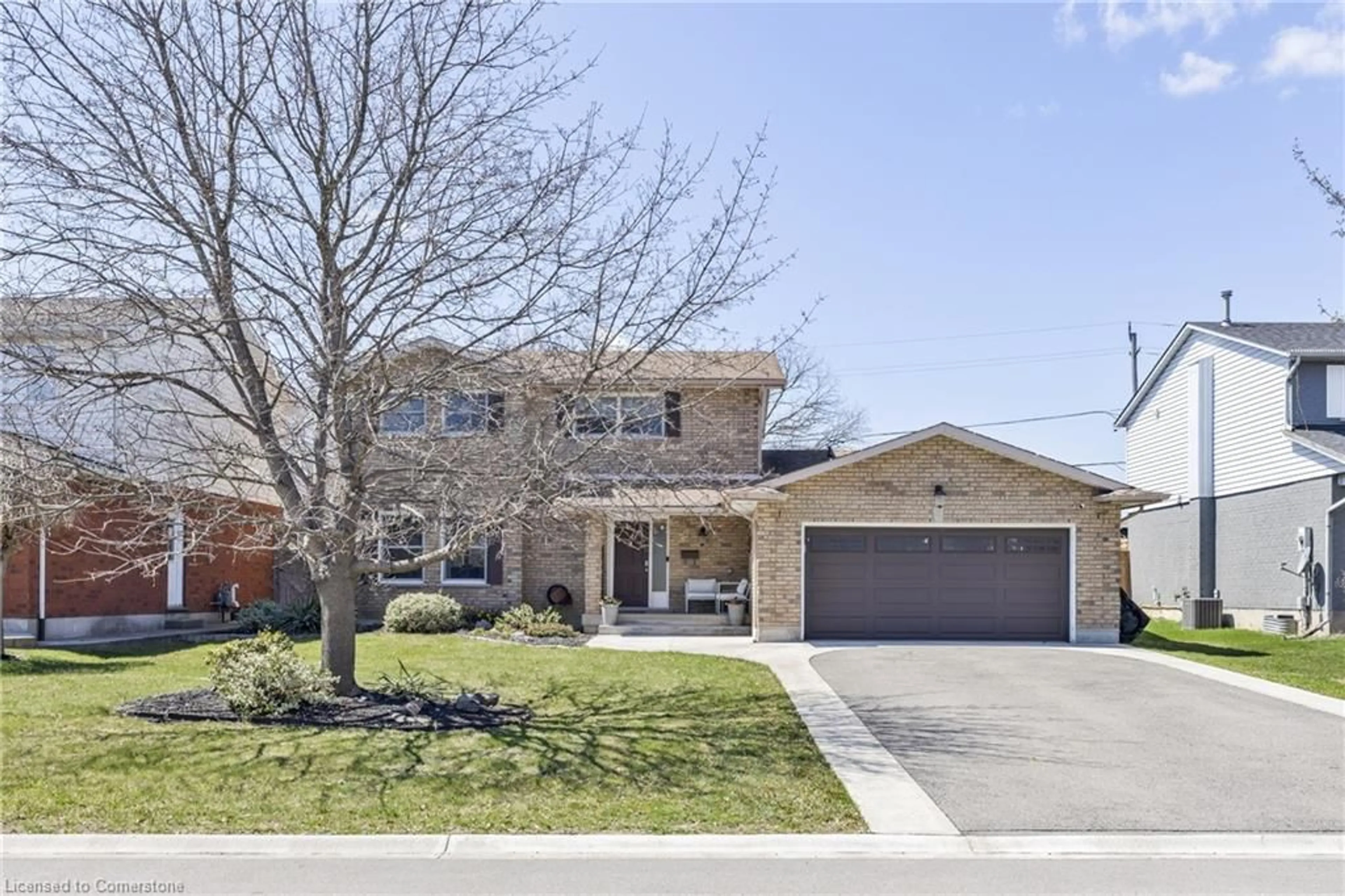Home with brick exterior material, street for 5 Kintyre Crt, Caledonia Ontario N3W 1G8