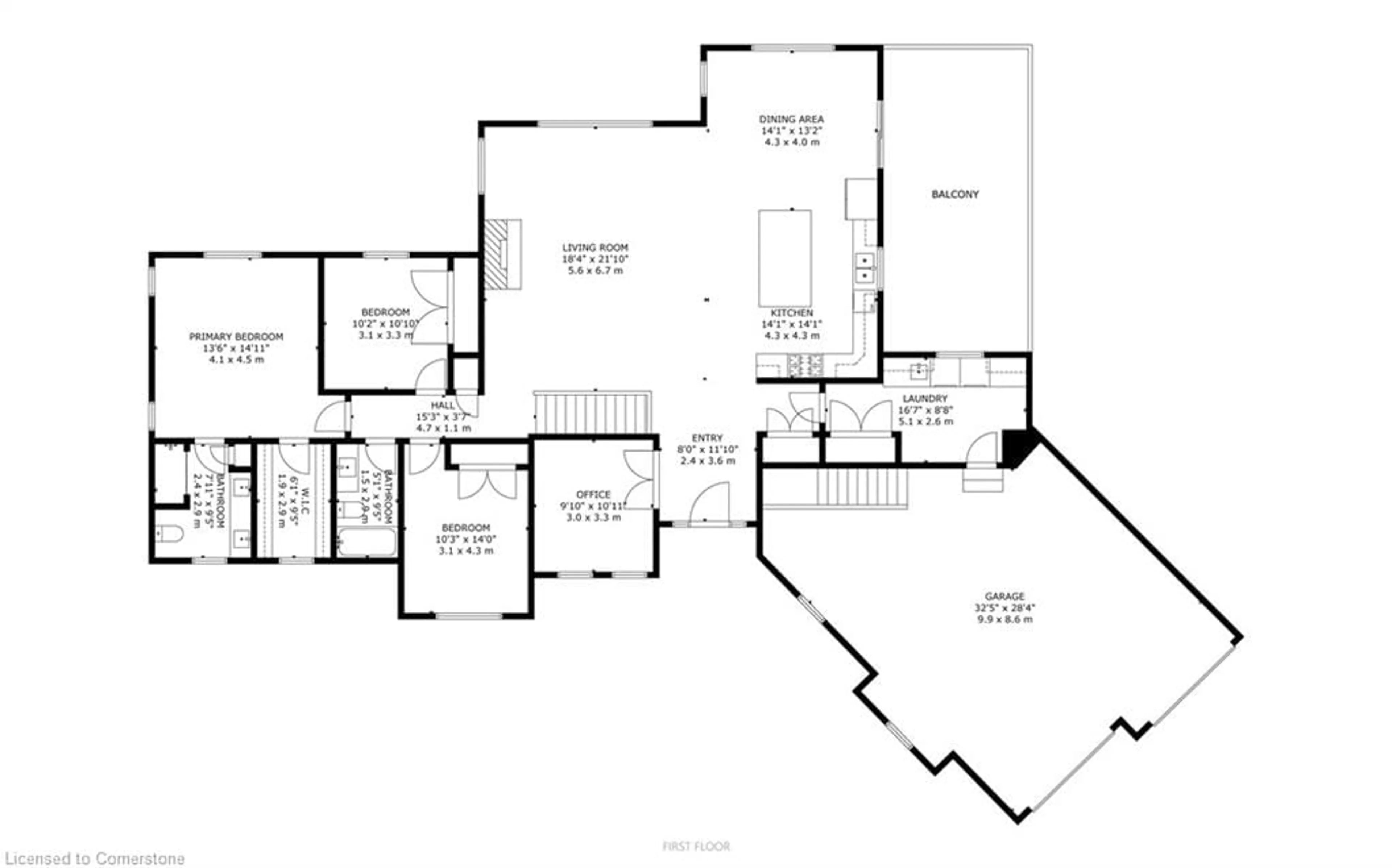Floor plan for 15 Reeds Rd, Cayuga Ontario N0A 1E0