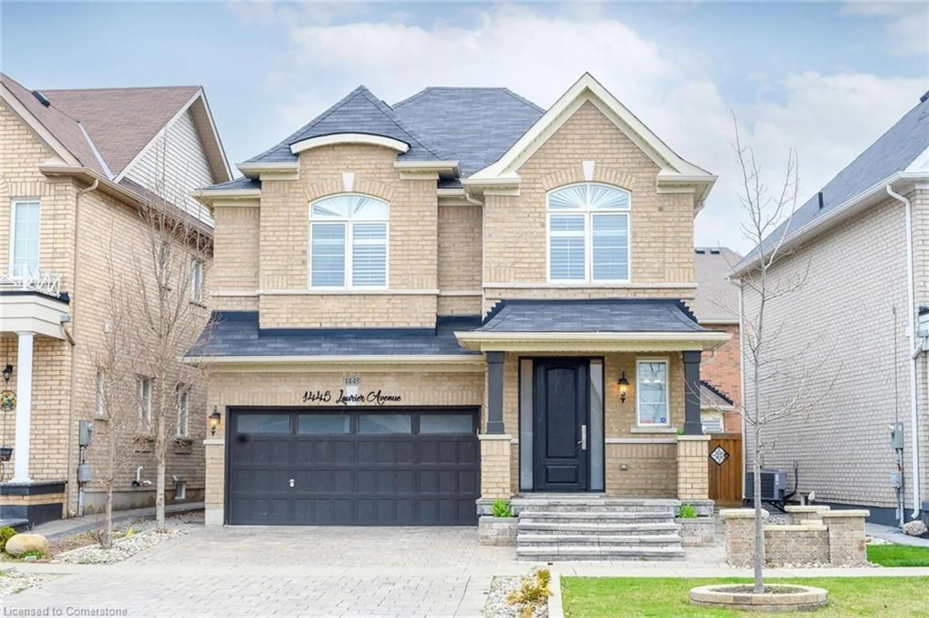 Home with brick exterior material, street for 1445 Laurier Ave, Milton Ontario L9T 8T4