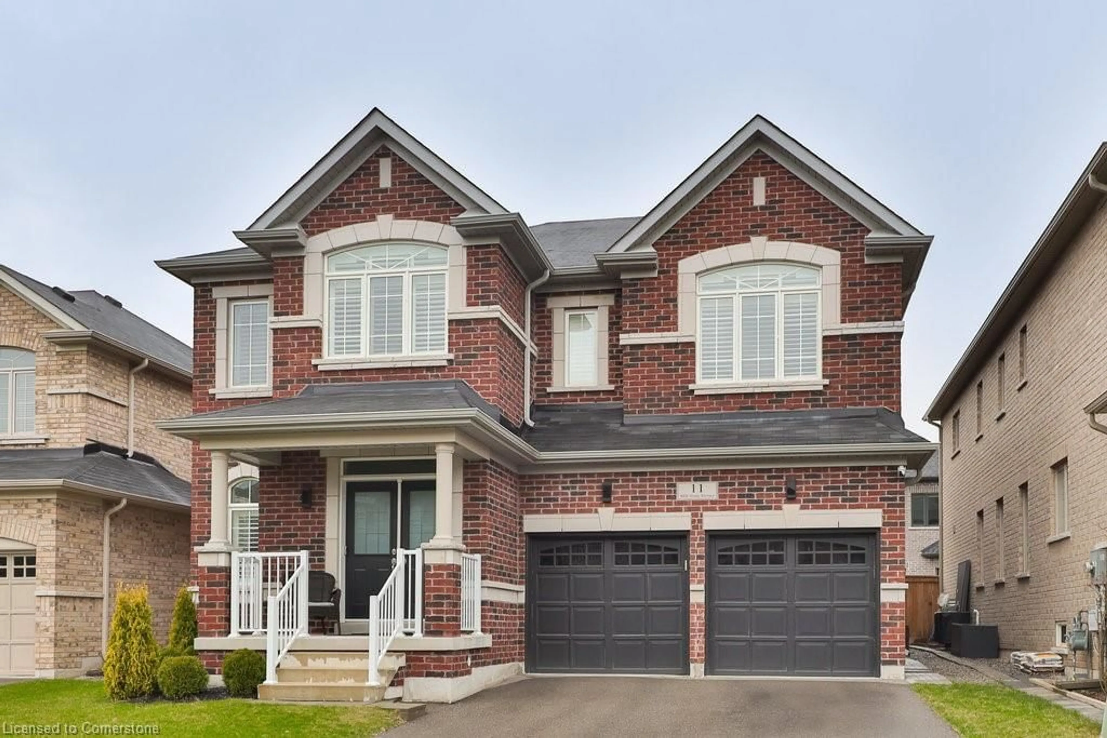 Home with brick exterior material, street for 11 Mill Stone Terr, Waterdown Ontario L8B 1W8