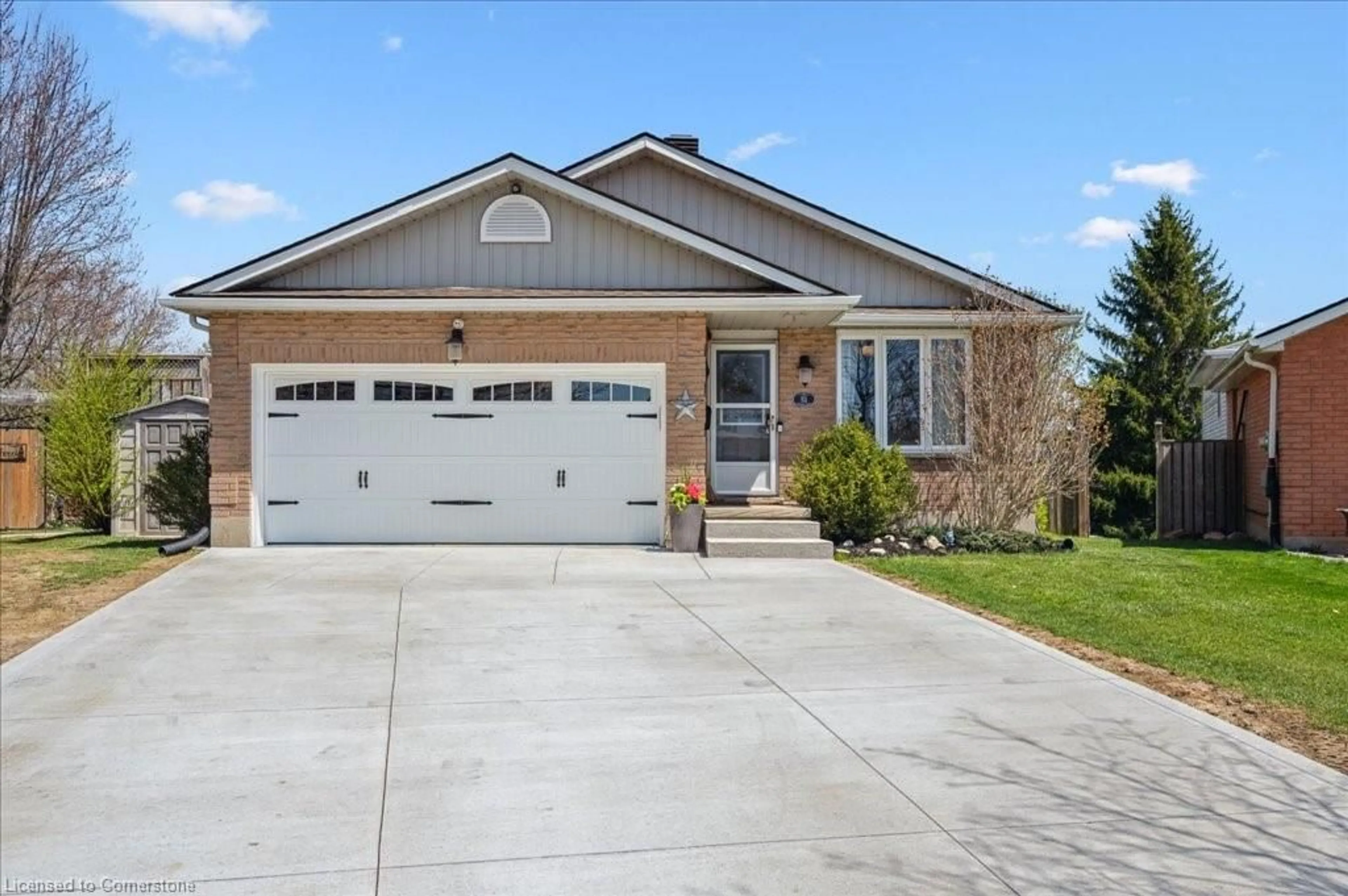 Home with brick exterior material, street for 51 Costain Crt, Kitchener Ontario N2N 3A5
