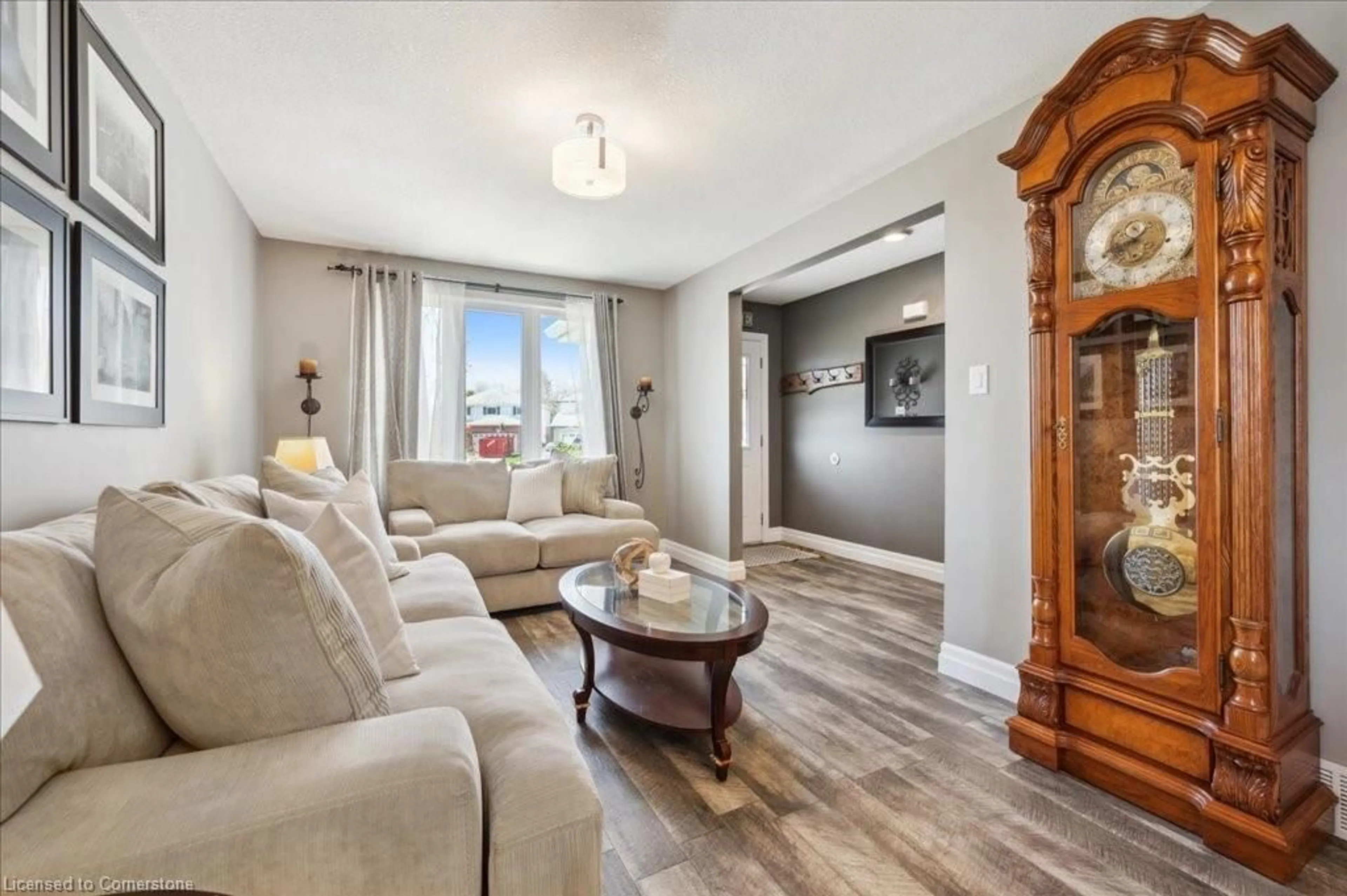Living room with furniture, unknown for 51 Costain Crt, Kitchener Ontario N2N 3A5
