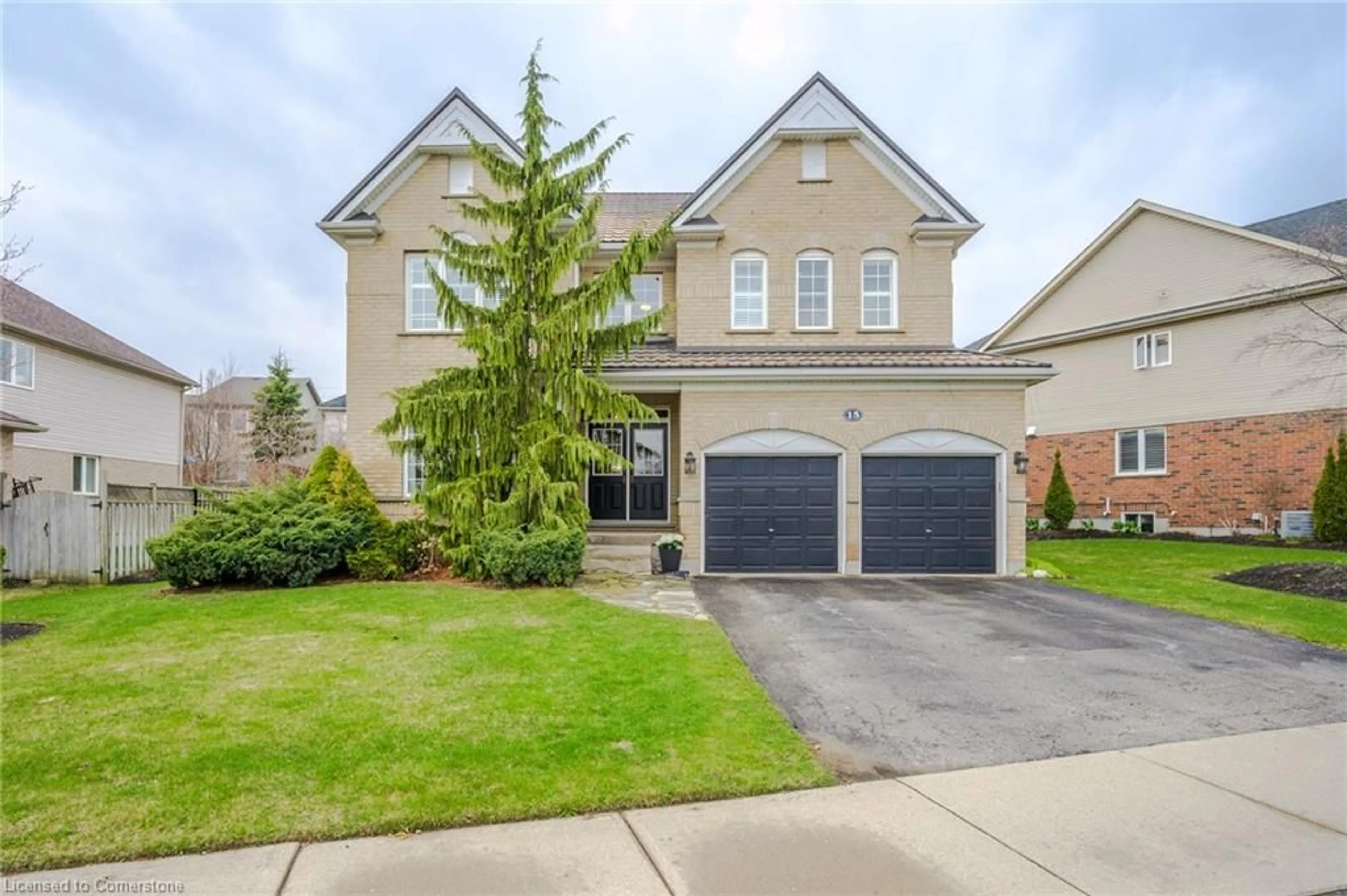 Home with brick exterior material, street for 15 Buerkle Crt, Kitchener Ontario N2P 2S1