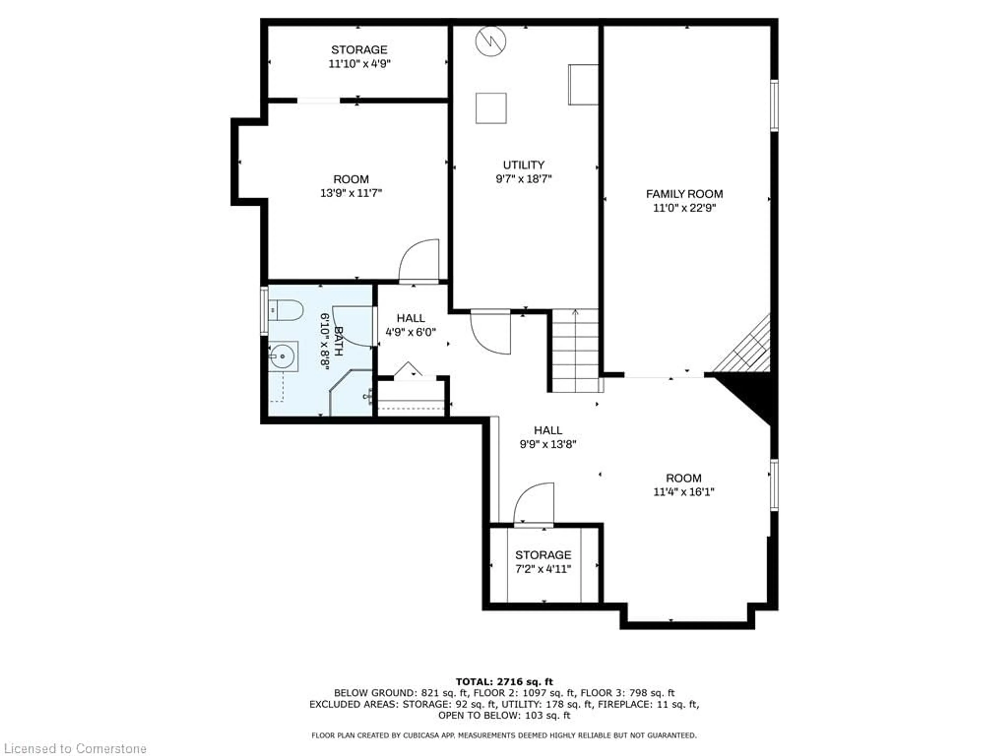 Floor plan for 37 Springgarden Cres, Stoney Creek Ontario L8J 2S5