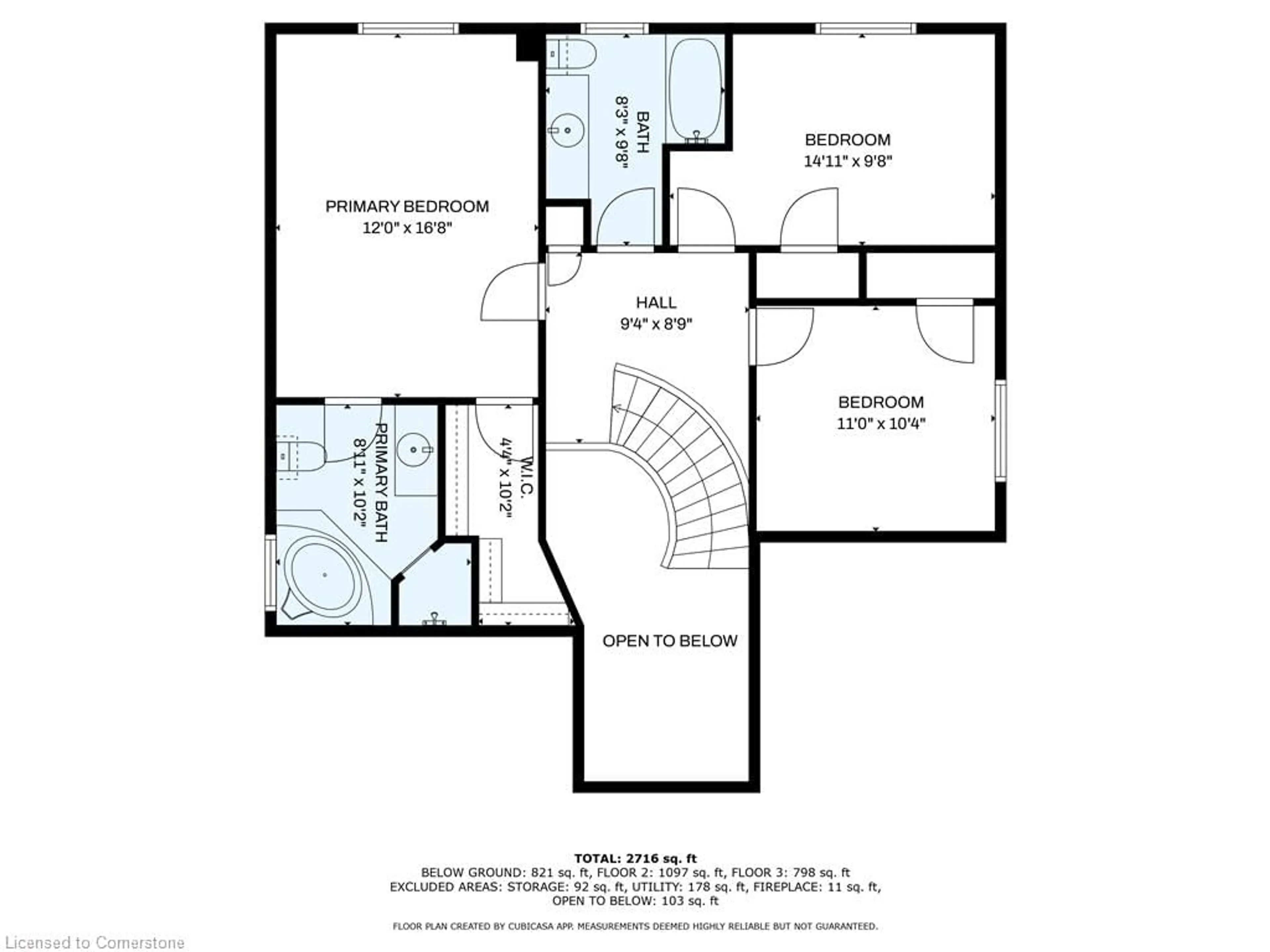 Floor plan for 37 Springgarden Cres, Stoney Creek Ontario L8J 2S5