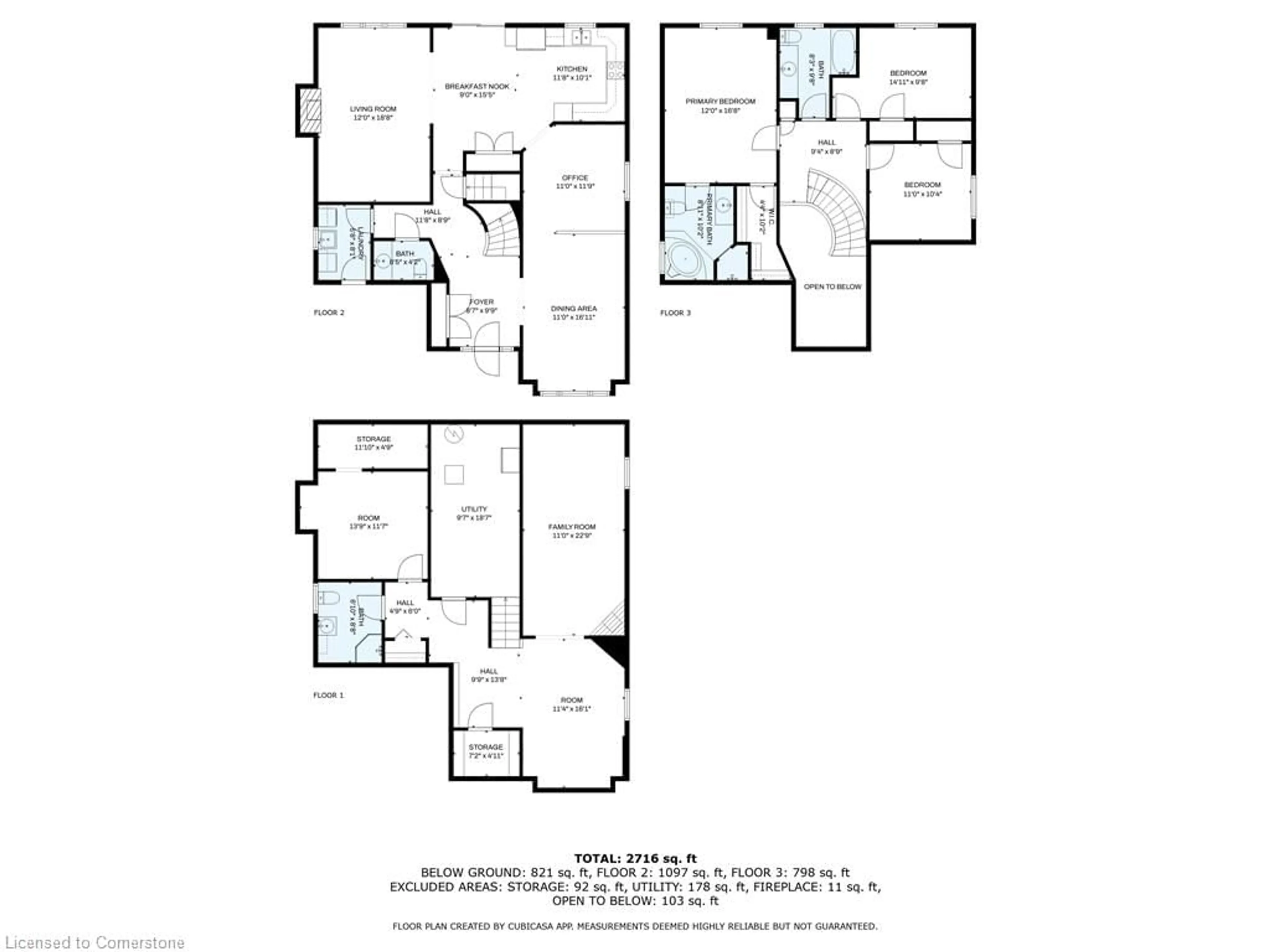 Floor plan for 37 Springgarden Cres, Stoney Creek Ontario L8J 2S5
