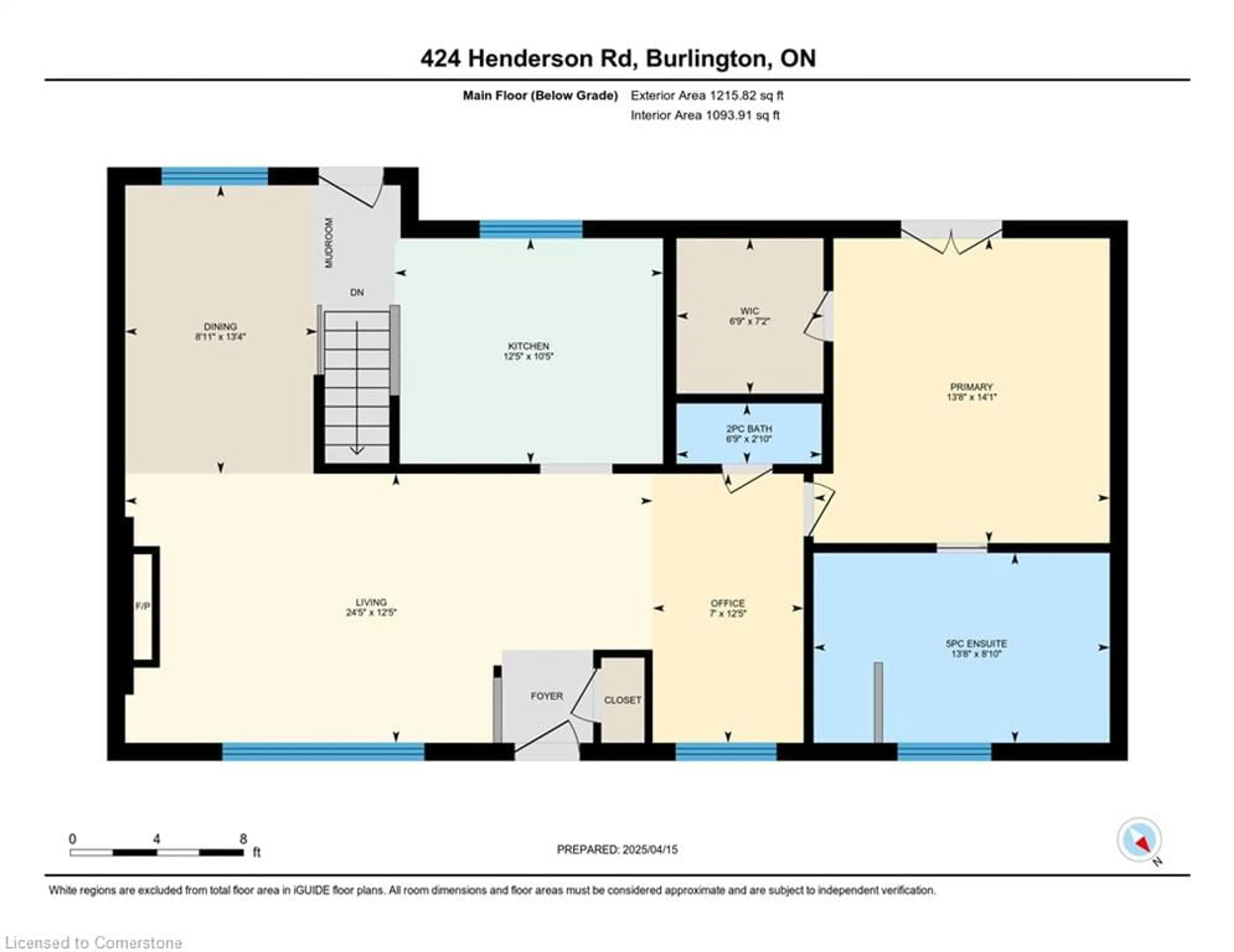 Floor plan for 424 Henderson Rd, Burlington Ontario L7L 2P8