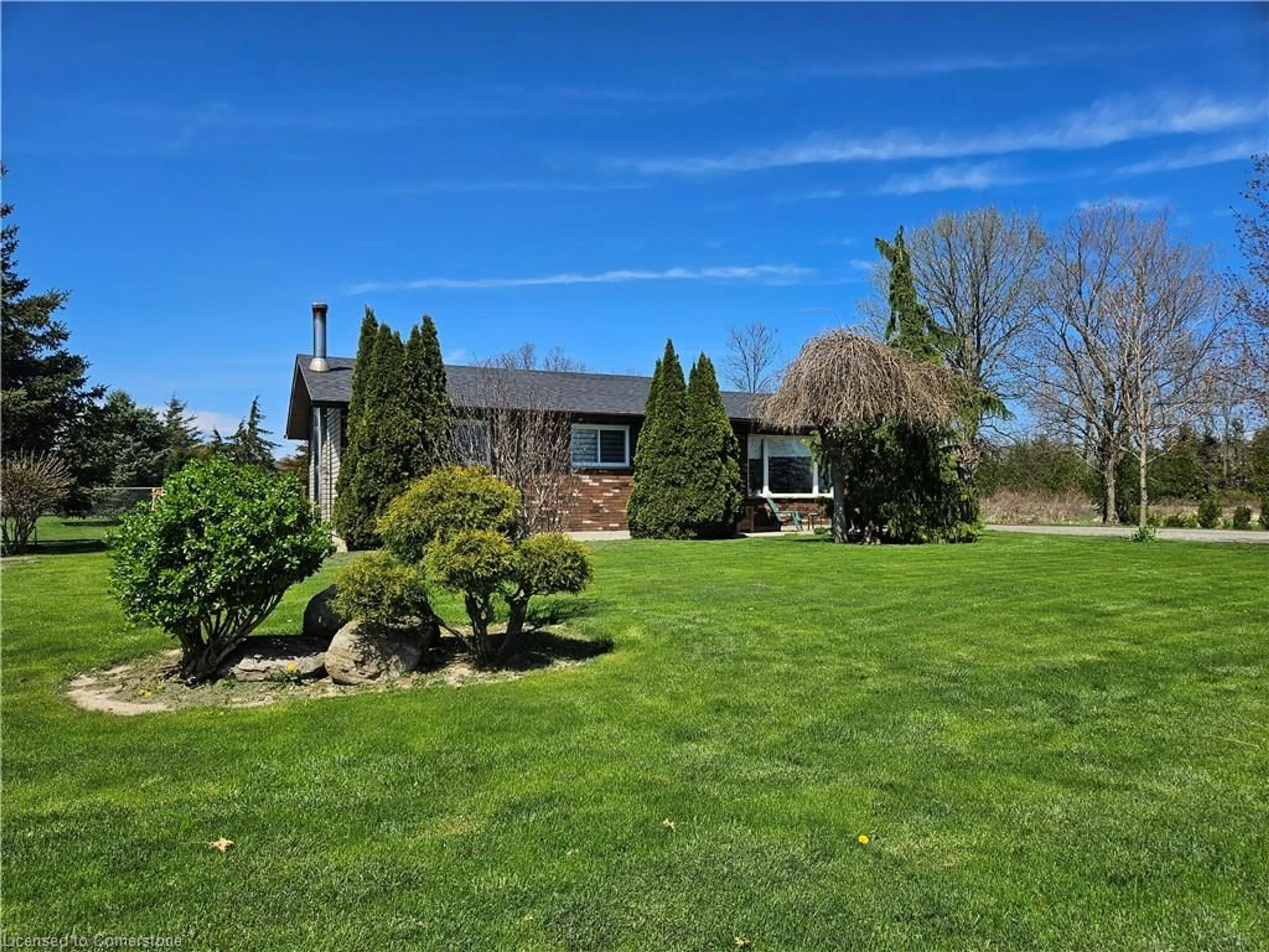 A pic from outside/outdoor area/front of a property/back of a property/a pic from drone, water/lake/river/ocean view for 1769 Concession 5 Rd, Waterford Ontario N0E 1Y0