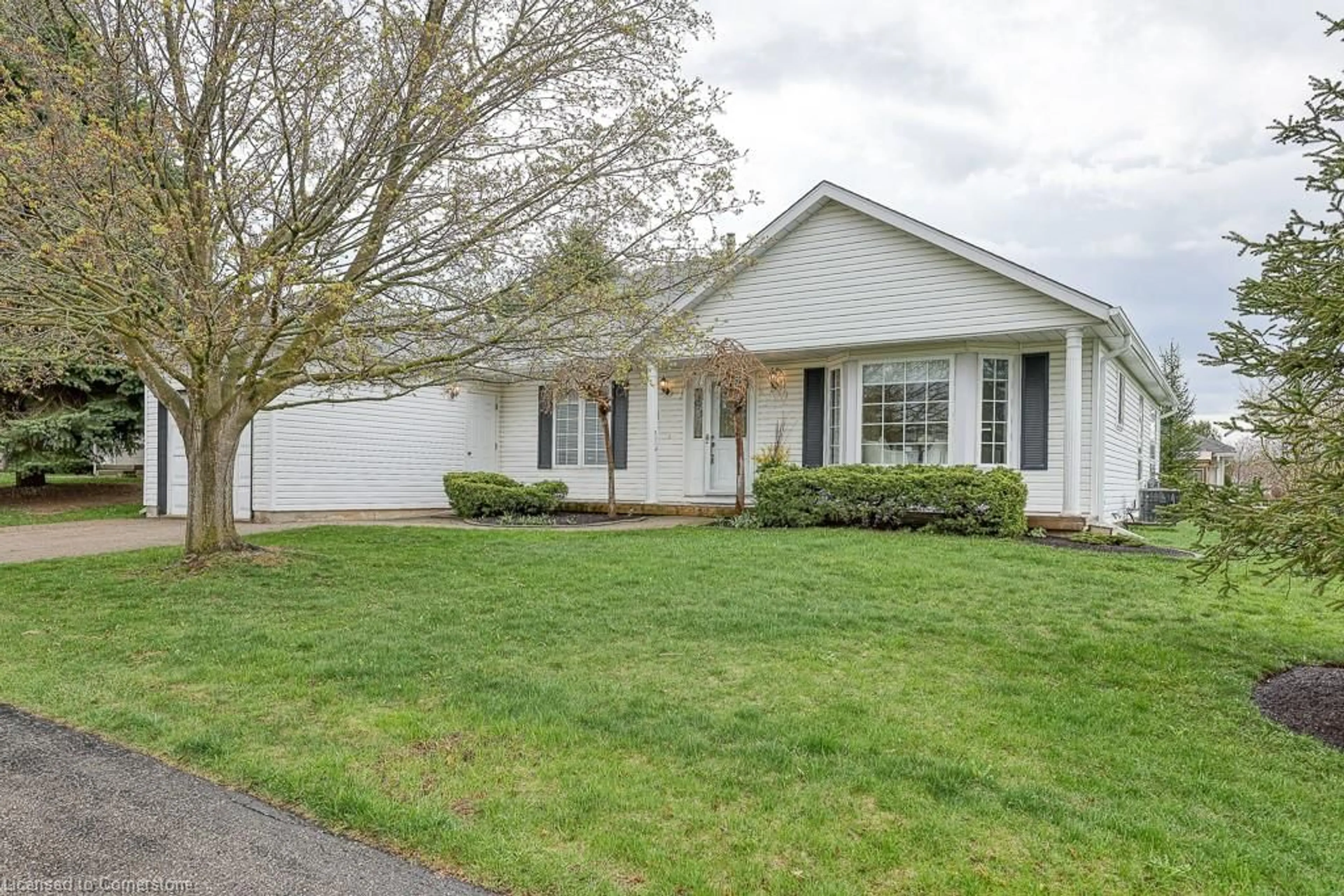 Home with vinyl exterior material, street for 9 Morningside Cir, New Hamburg Ontario N3A 2G2