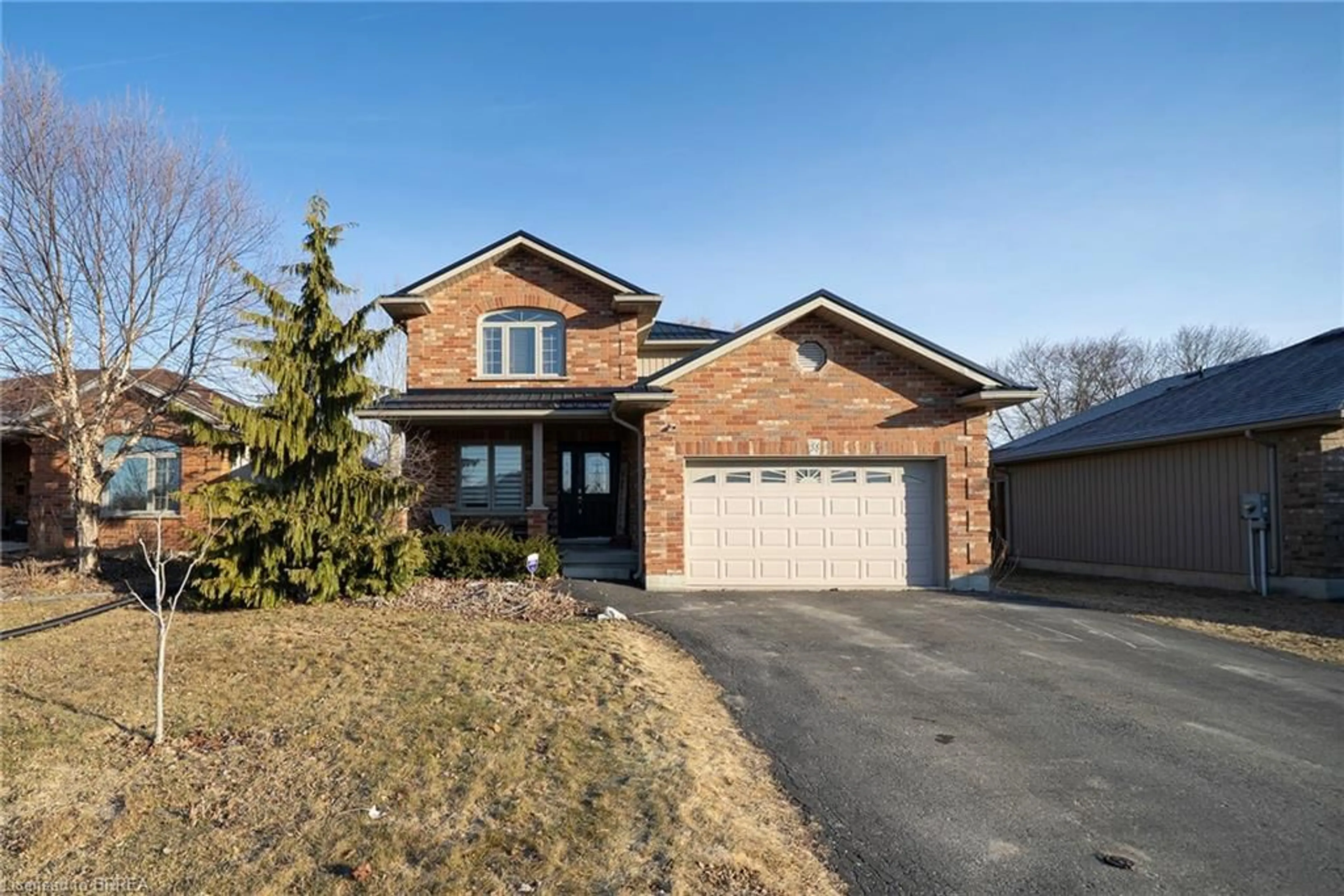 Home with brick exterior material, street for 38 Davis St, Jarvis Ontario N0A 1J0