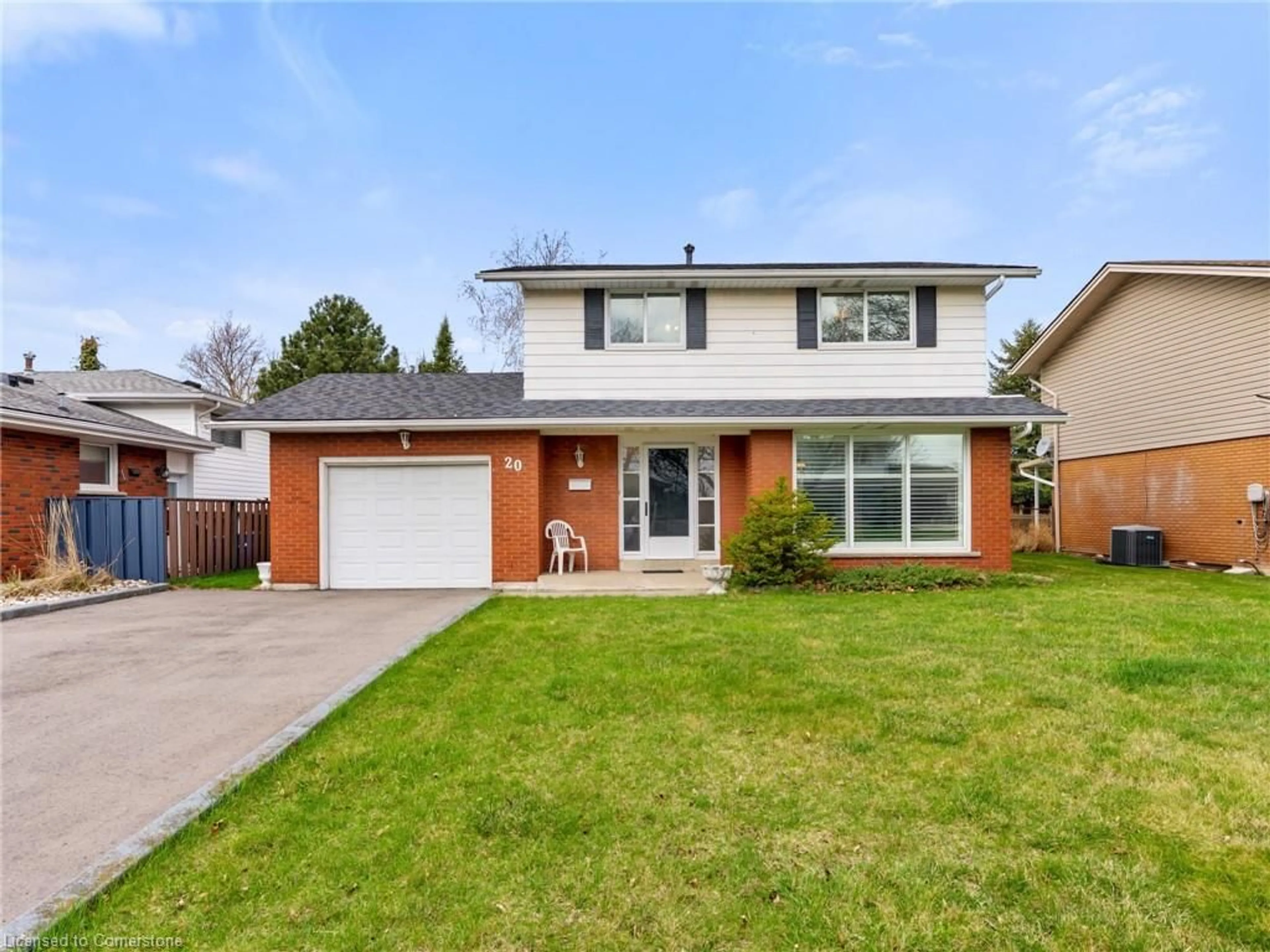 Home with brick exterior material, street for 20 Ramsgate Dr, Stoney Creek Ontario L8G 3V5