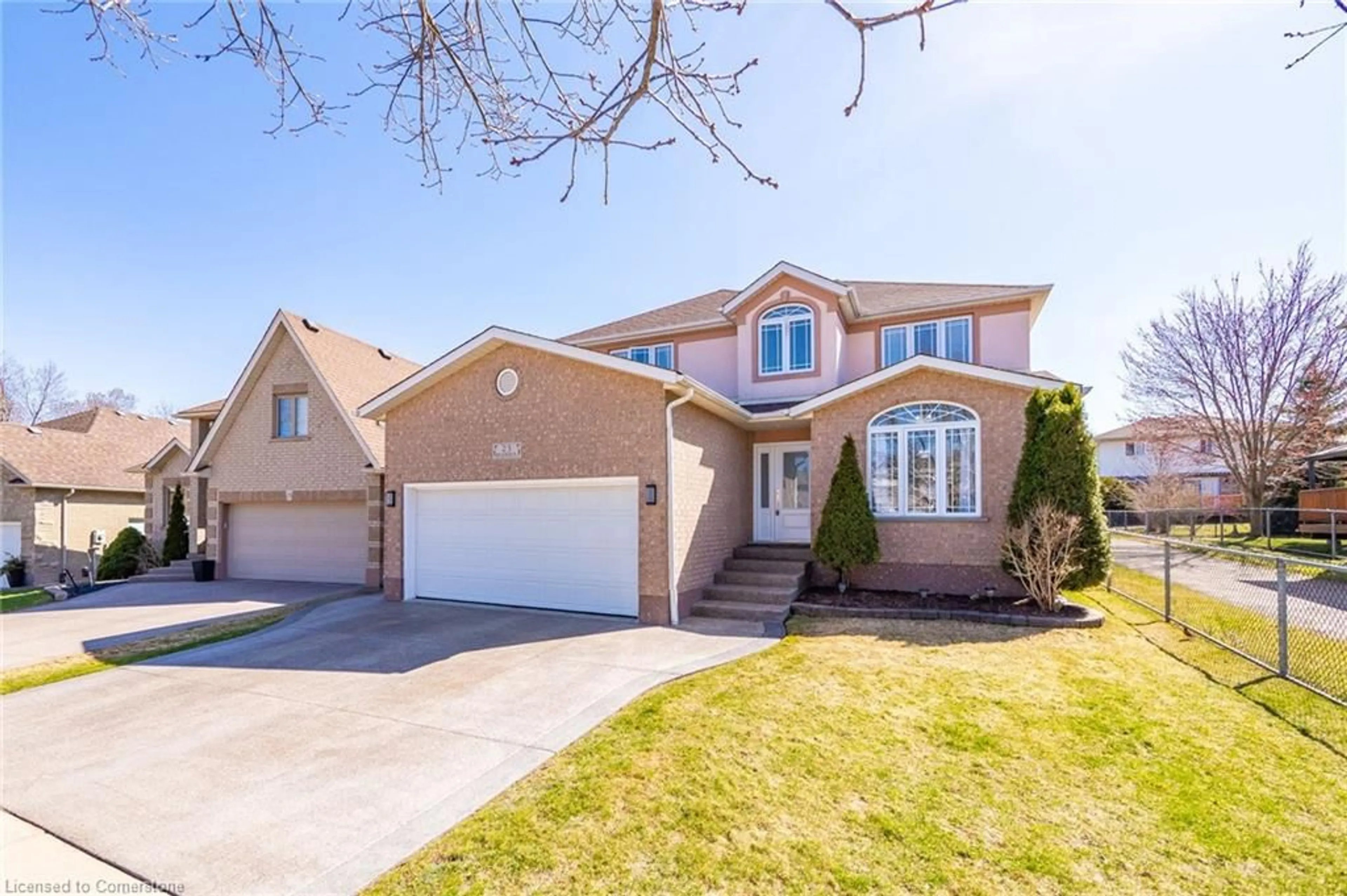 Home with vinyl exterior material, street for 23 Breckwood Pl, Kitchener Ontario N2A 4C6