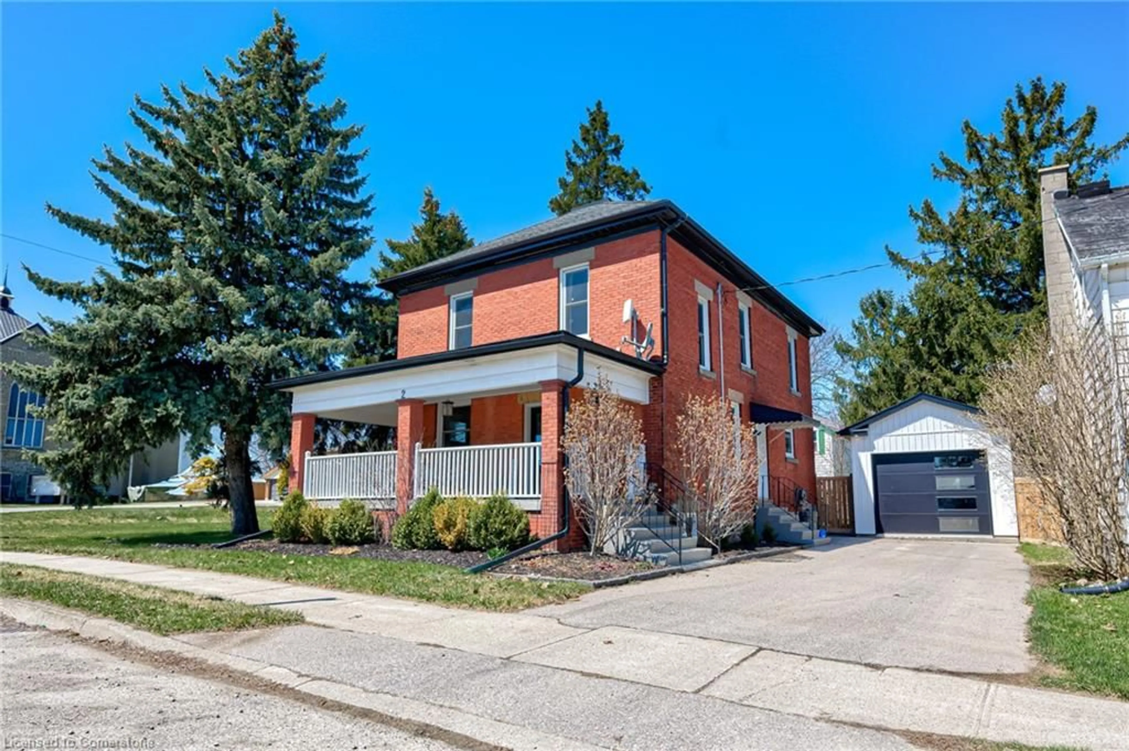 Home with brick exterior material, street for 2 Loveys St, East Zorra Tavistock Ontario N0J 1L0